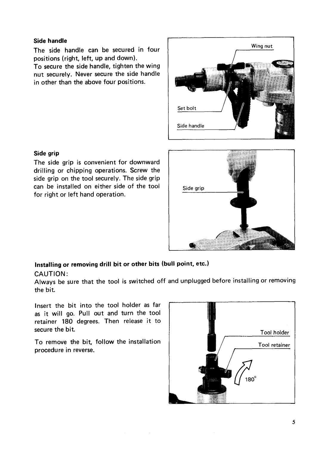 Makita HR5000 instruction manual 