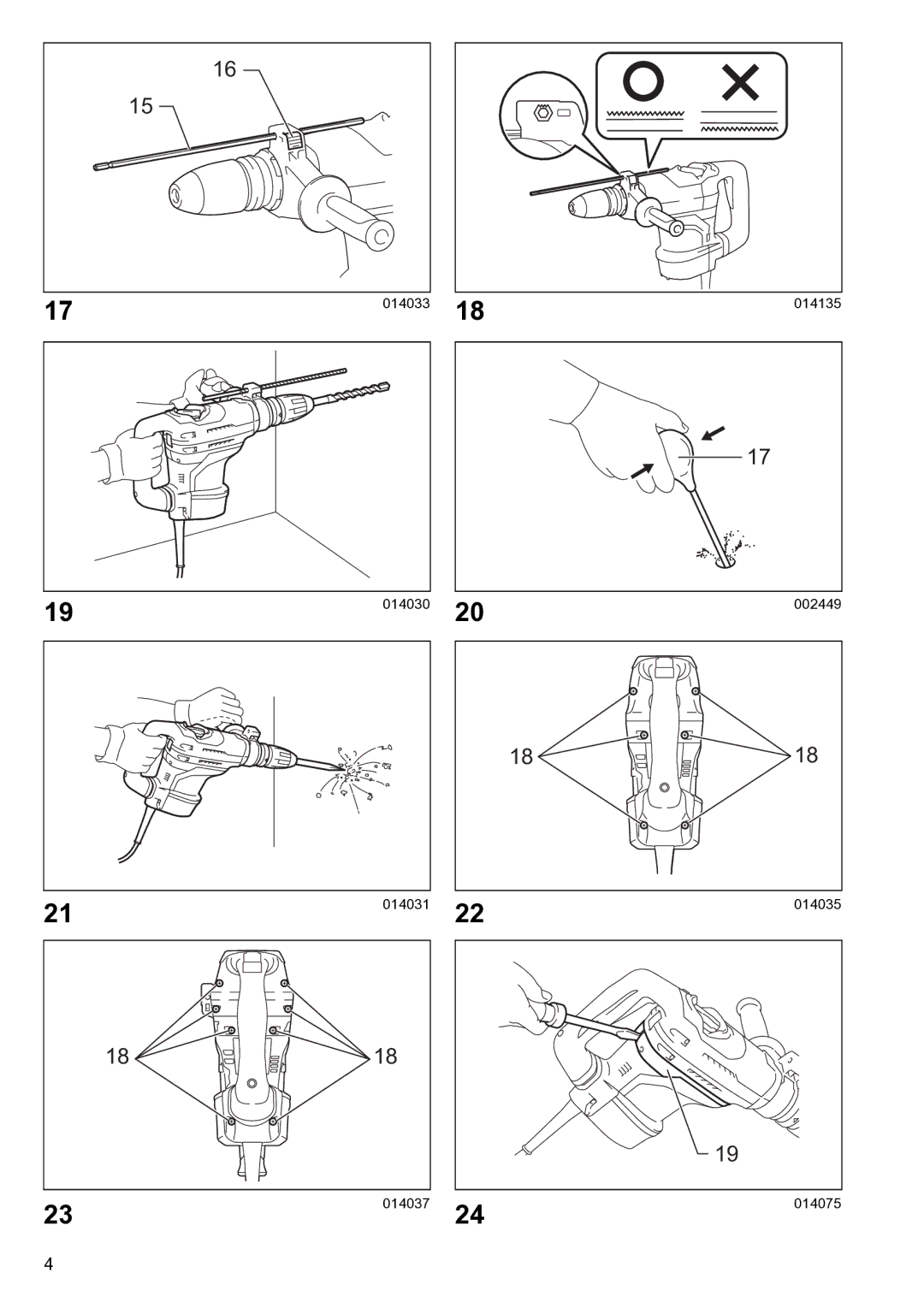 Makita HR5212C instruction manual 014135 