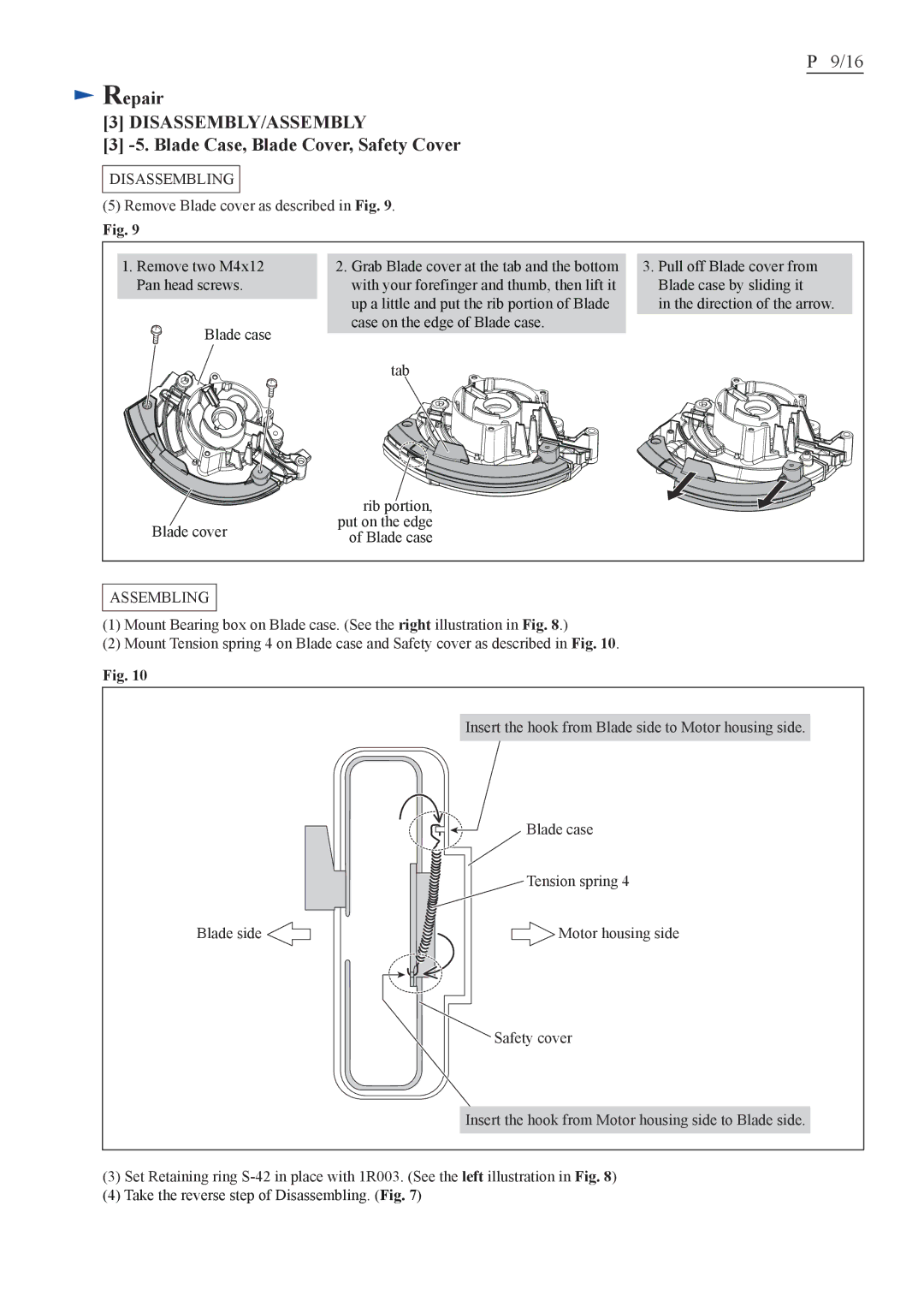 Makita HS7100, HS7101 specifications Put on the edge 