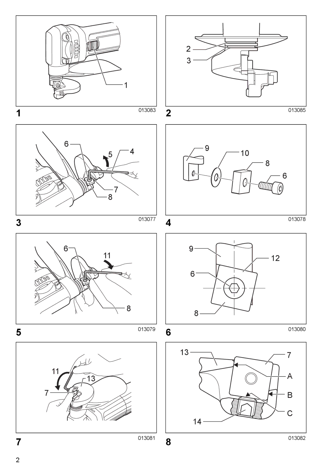 Makita JS1602 instruction manual 013083 