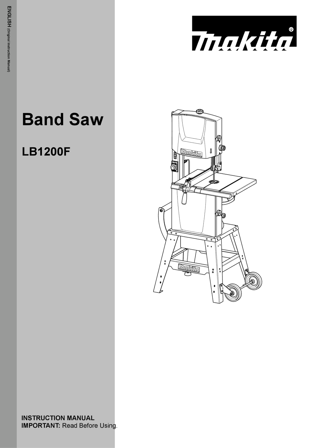 Makita LB1200F instruction manual Band Saw 