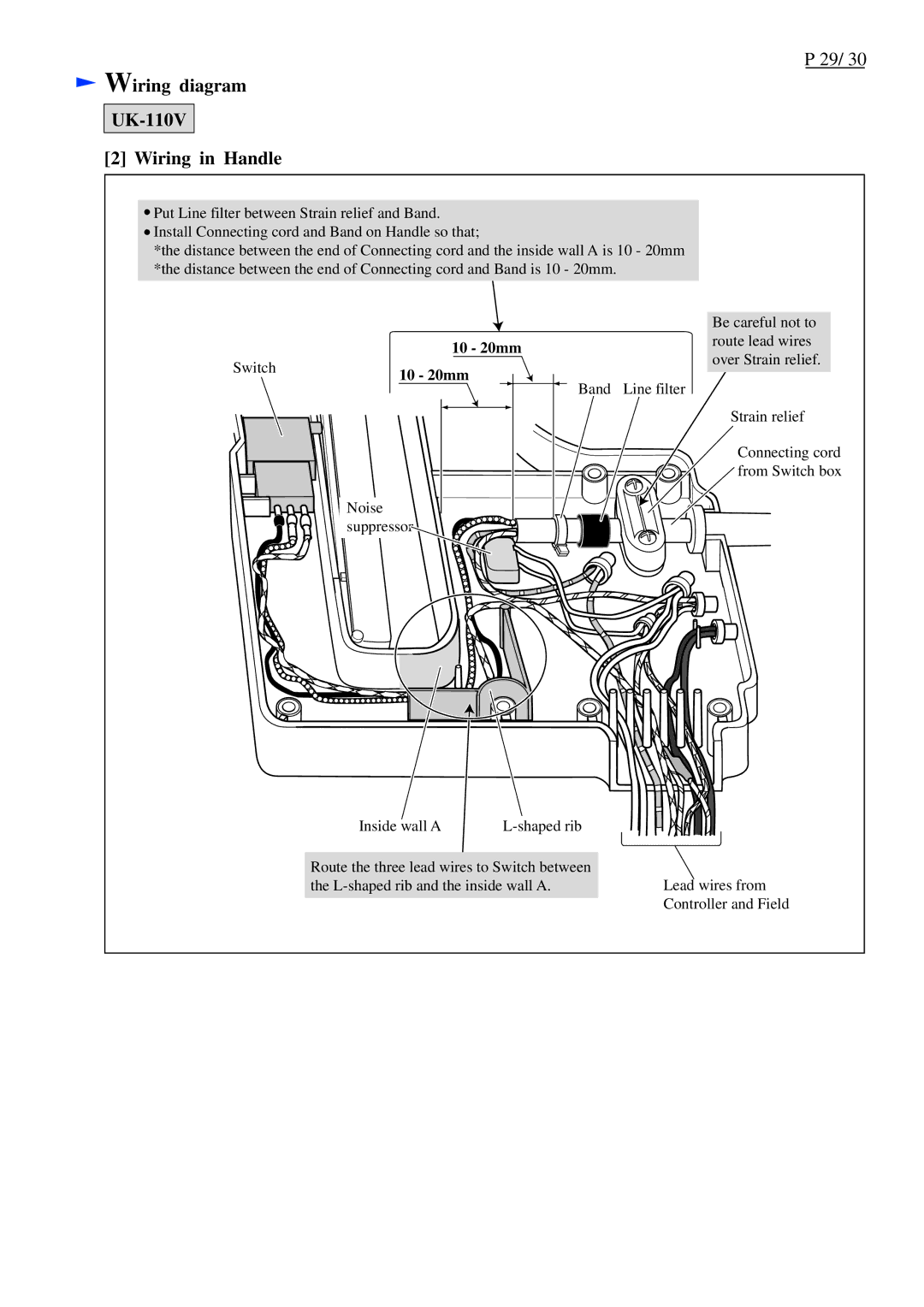 Makita LF1000 dimensions Wiring diagram UK-110V Wiring in Handle, 10 20mm 