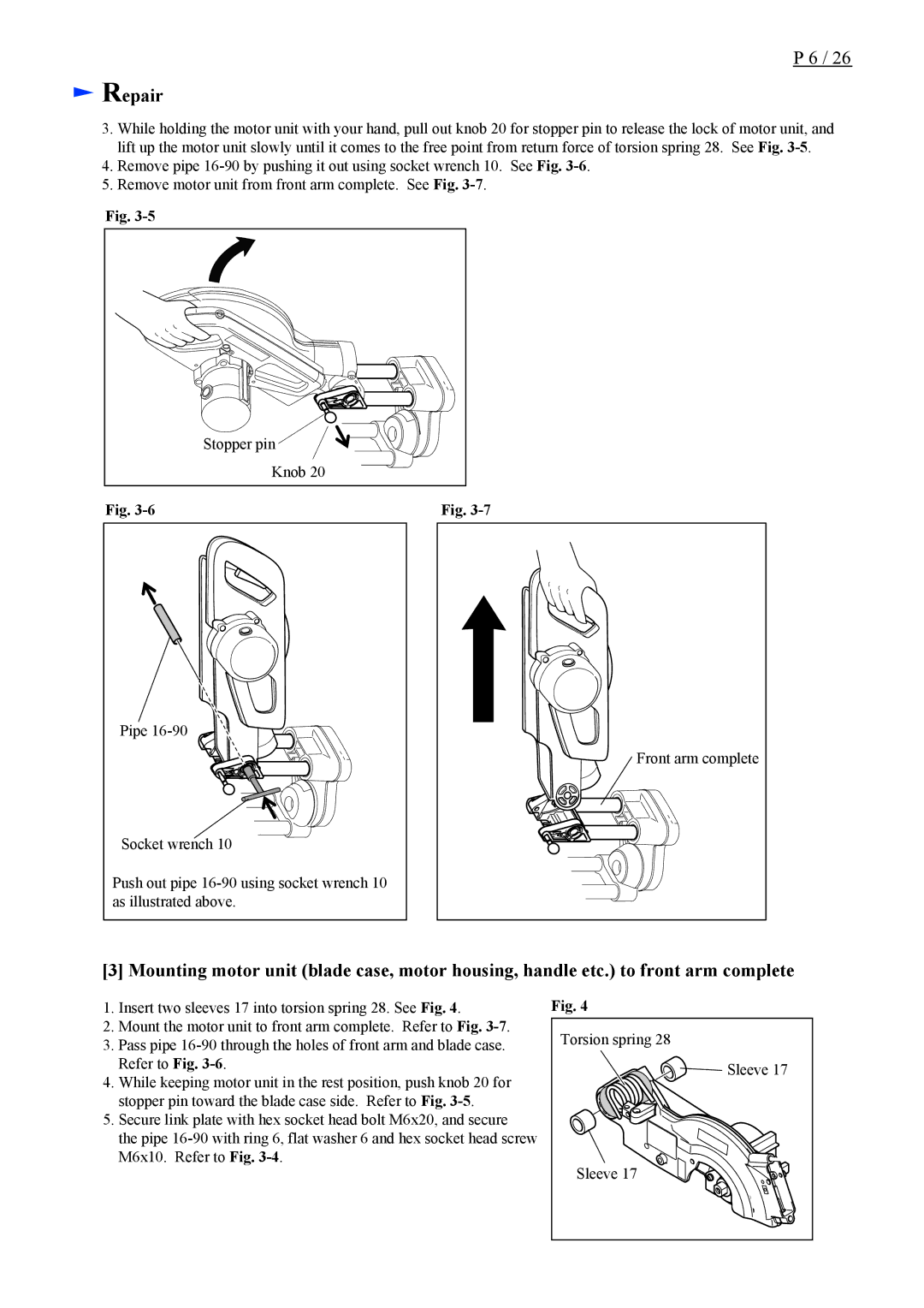 Makita LS0714FL, LS0714L dimensions Stopper pin 