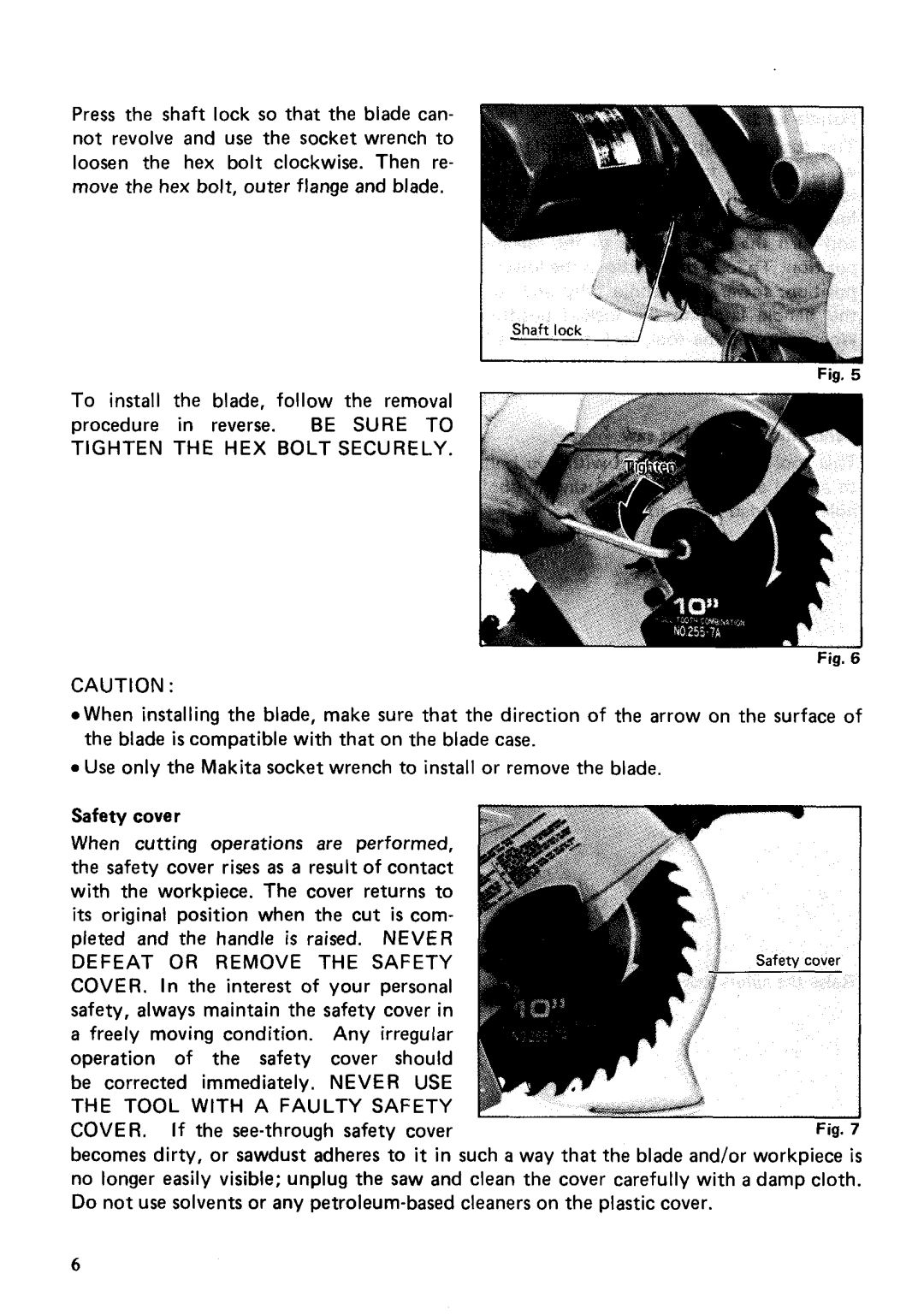 Makita LS1000 instruction manual 