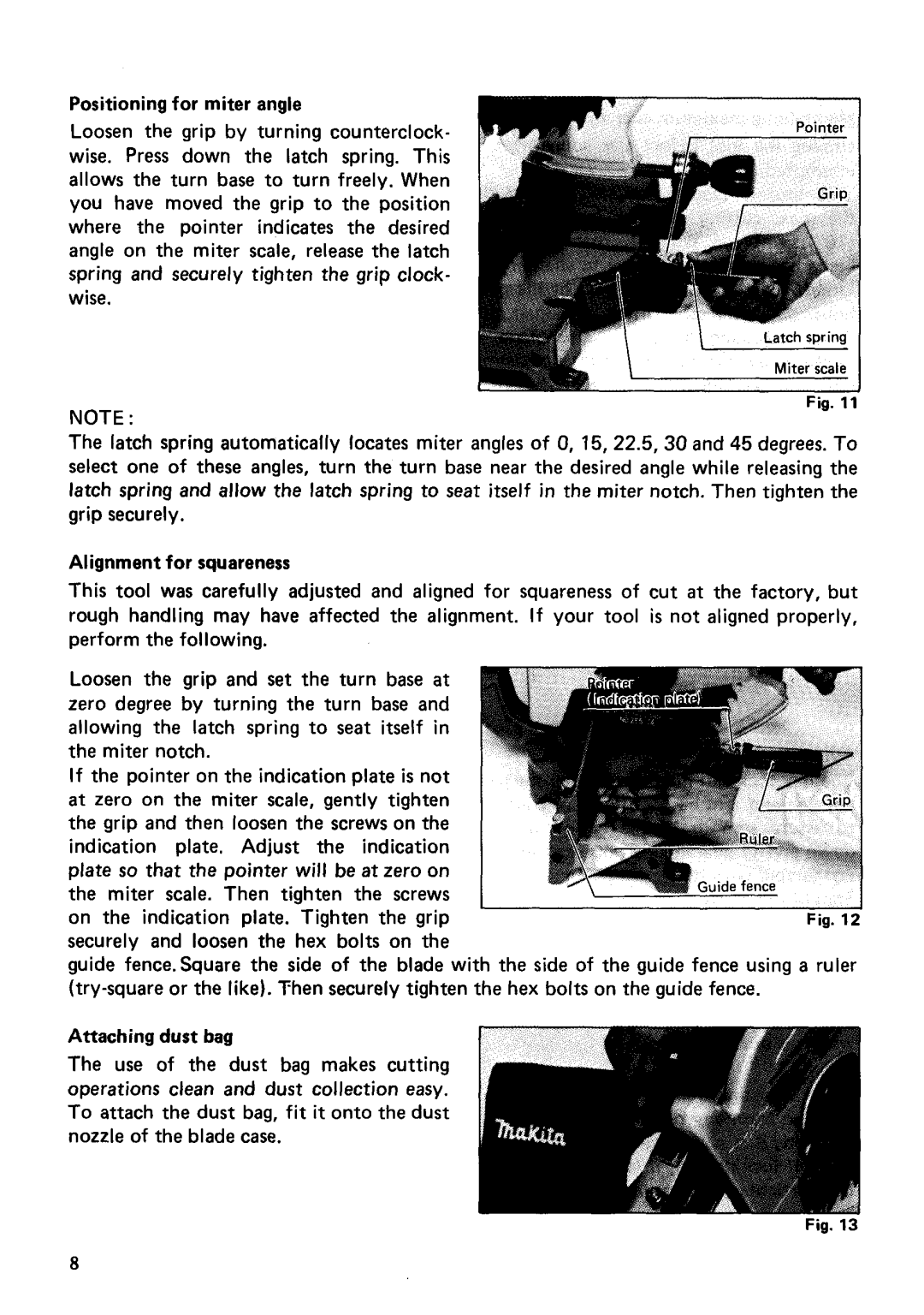 Makita LS1000 instruction manual Latch spring 