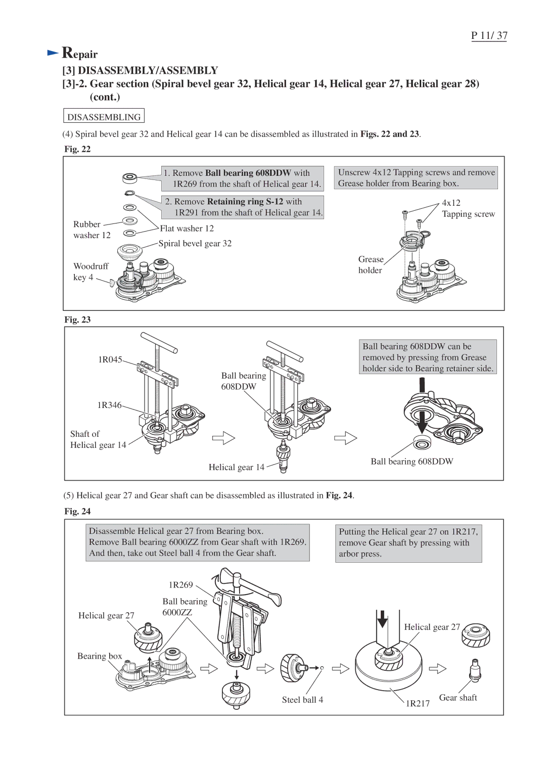 Makita LS1016L dimensions Disassembly/Assembly 