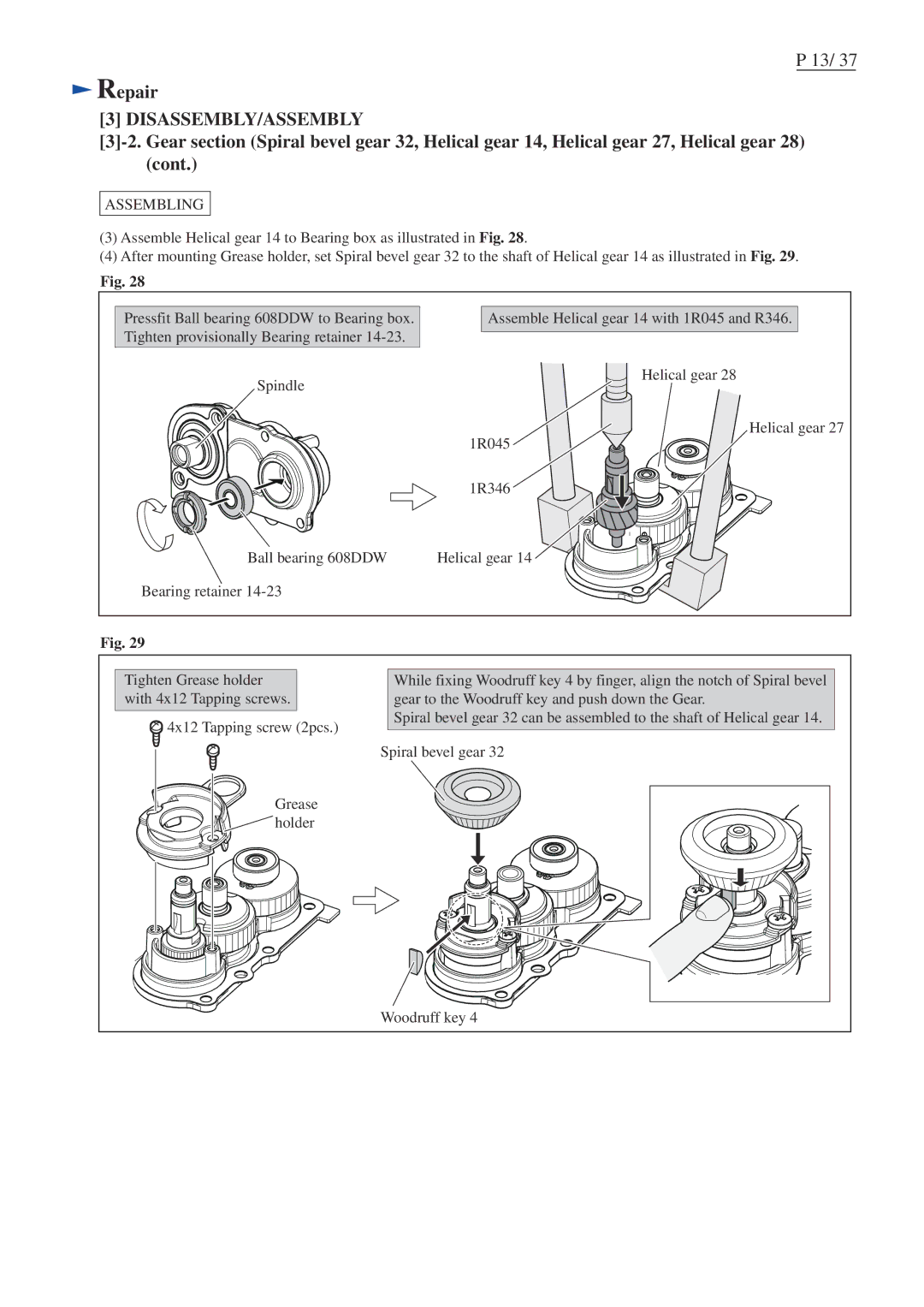 Makita LS1016L dimensions Disassembly/Assembly 