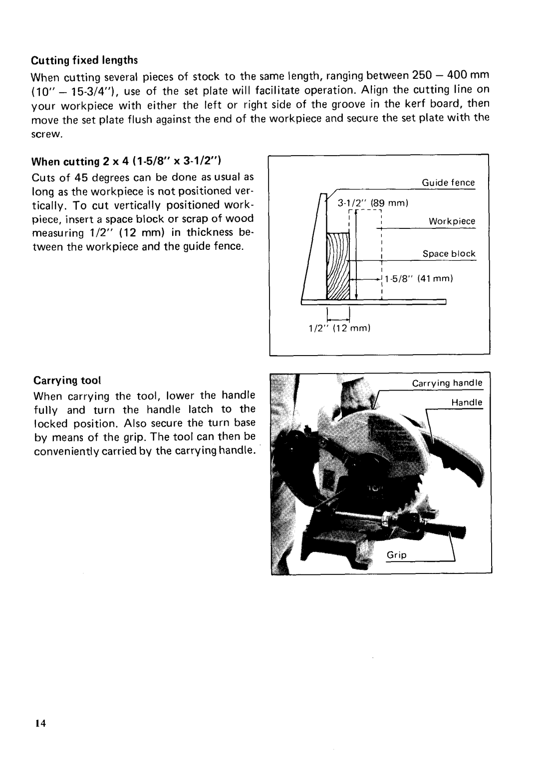 Makita LS1020 instruction manual Long as the workpiece is not positioned ver 