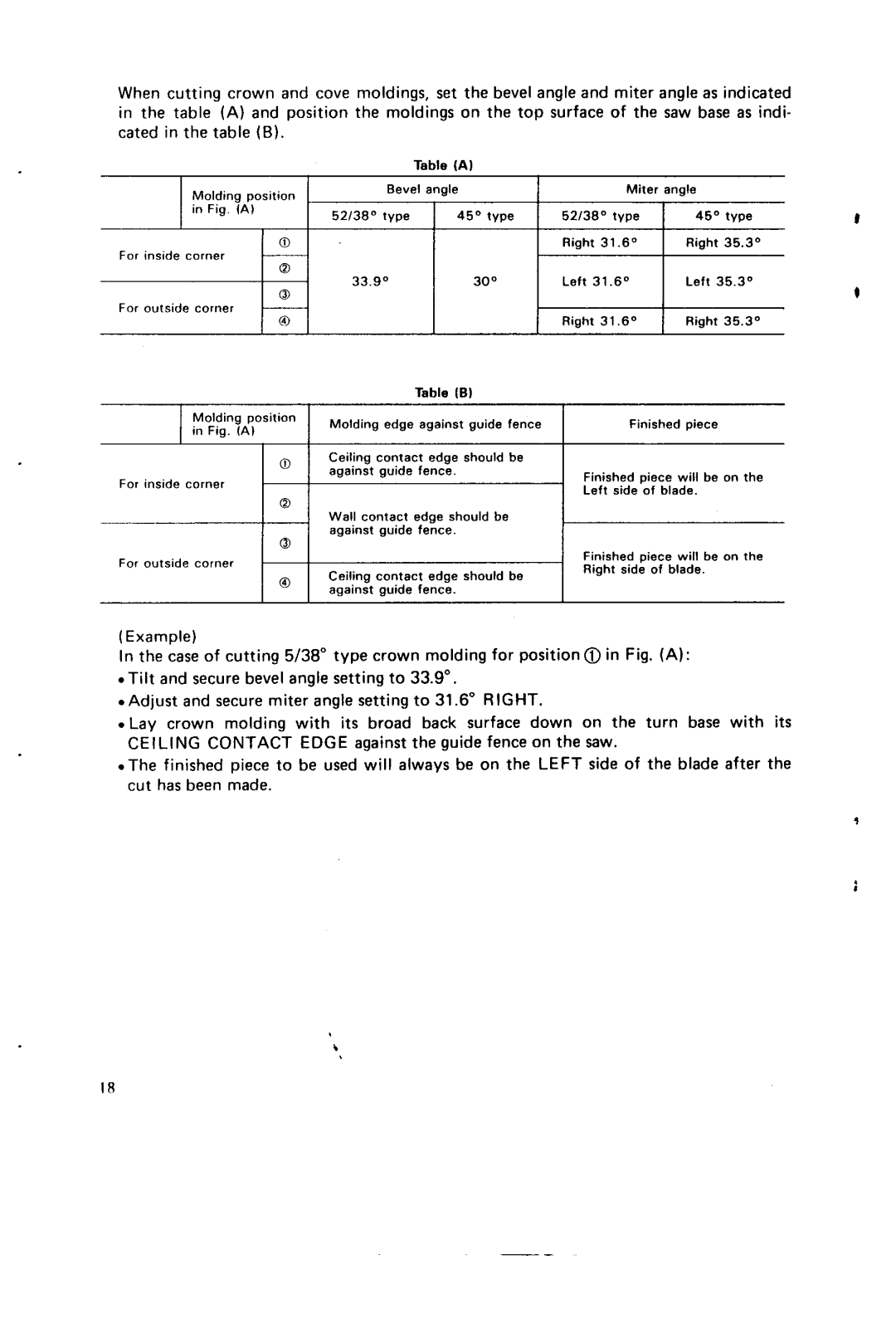 Makita LSl21l instruction manual Table AI 