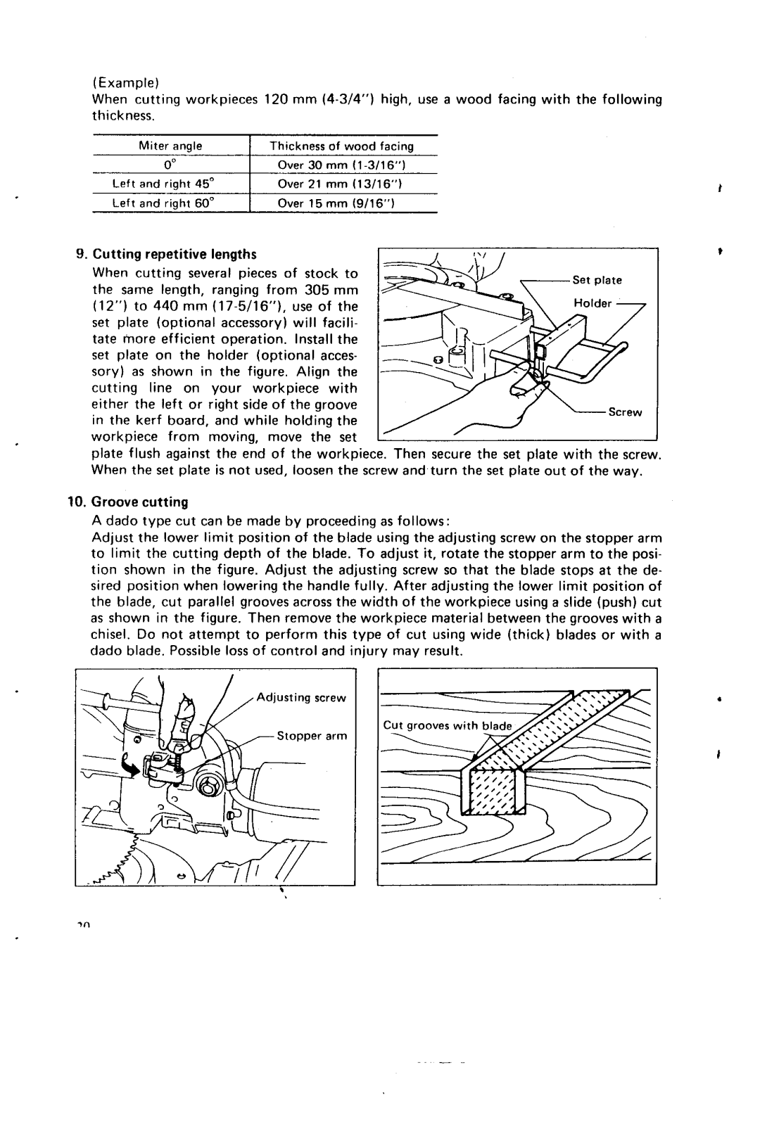 Makita LSl21l instruction manual KAdjusting screw Stopper arm 