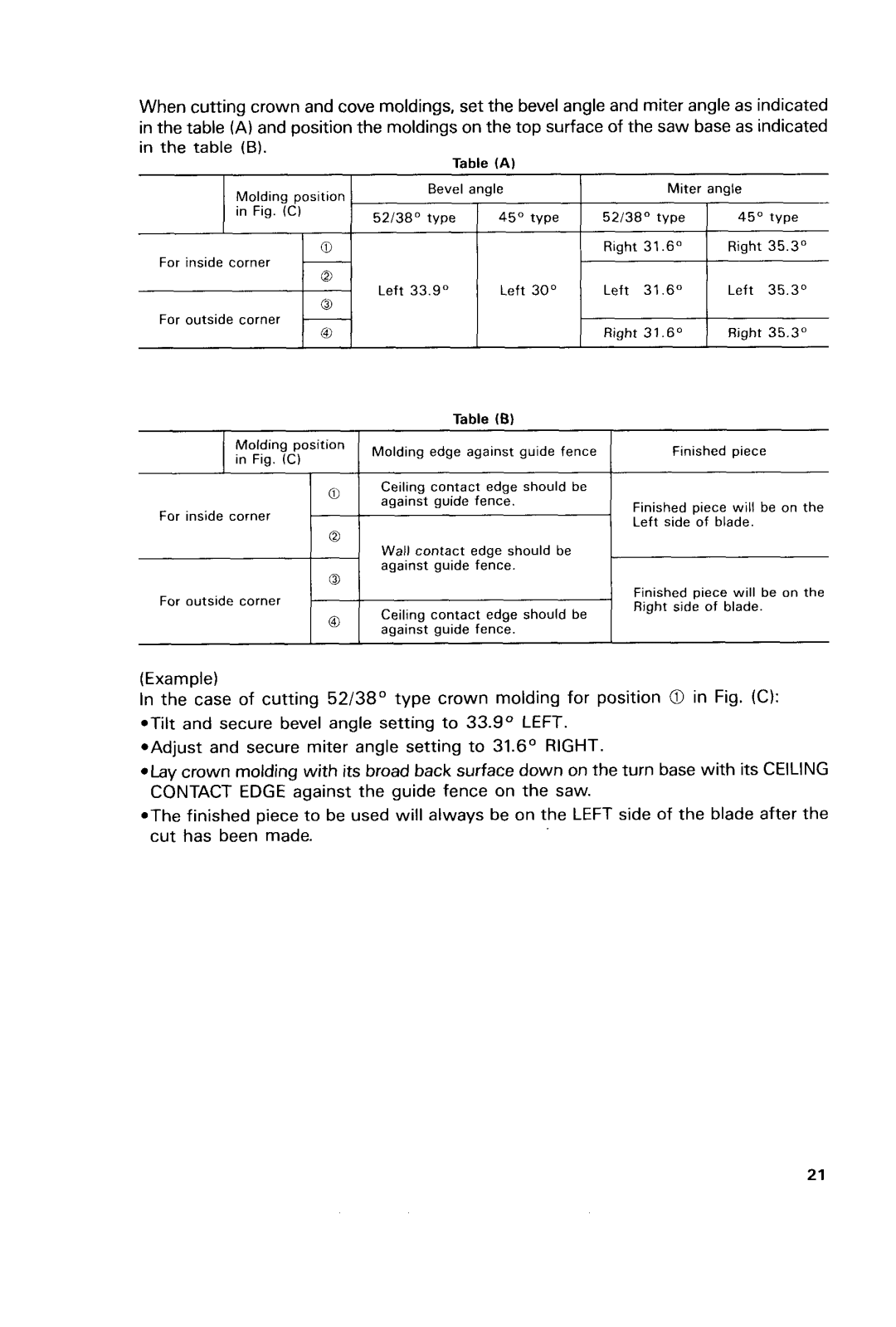 Makita LSSOODZ, LSSOODWA instruction manual 52/38 type 45O type 