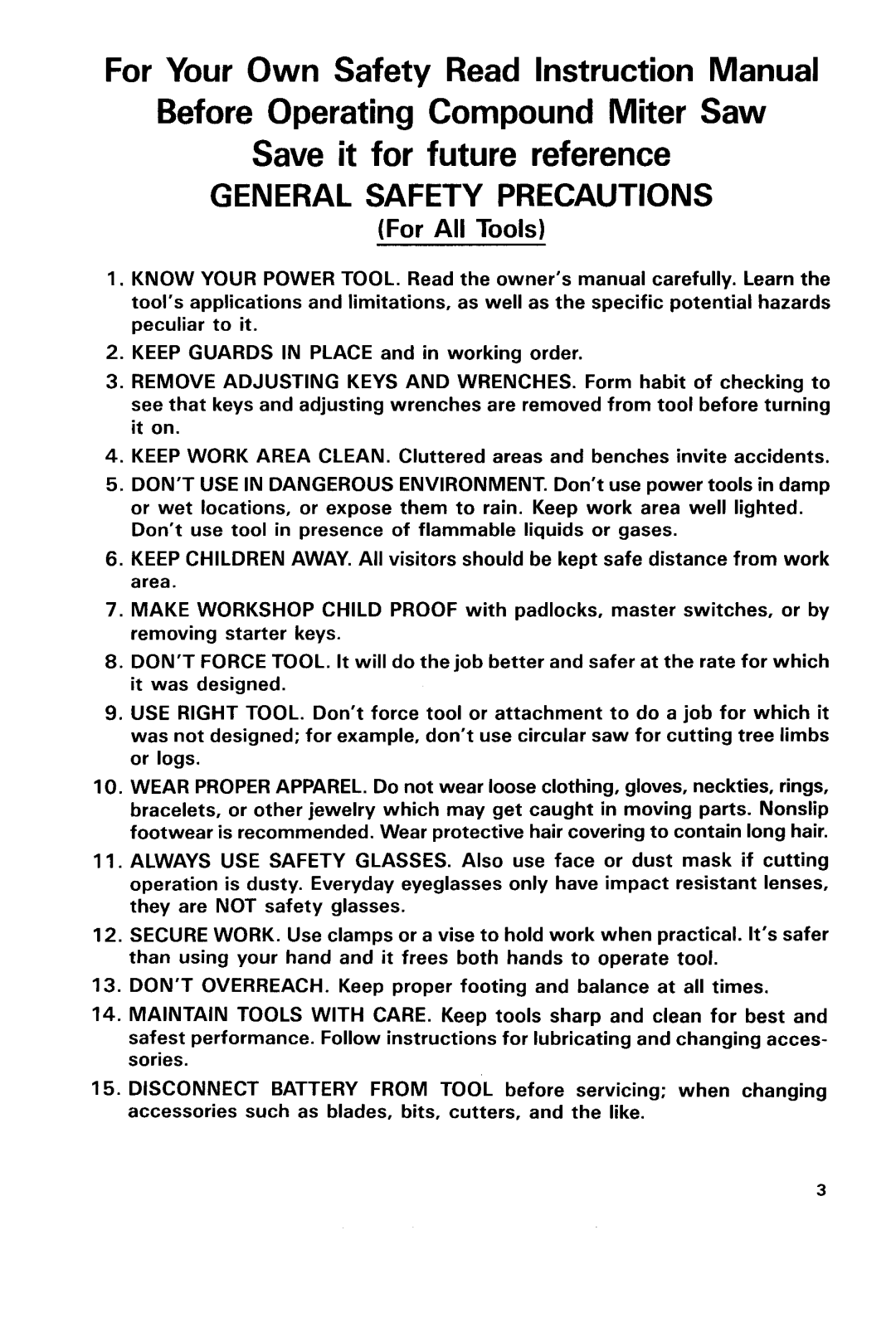 Makita LSSOODZ, LSSOODWA instruction manual Save it for future reference 