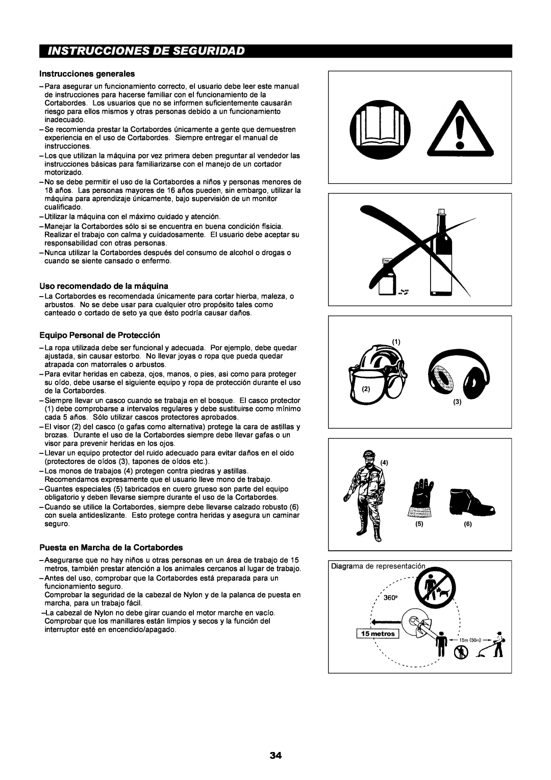 Makita LT-210 instruction manual Instrucciones De Seguridad, Instrucciones generales, Uso recomendado de la máquina 