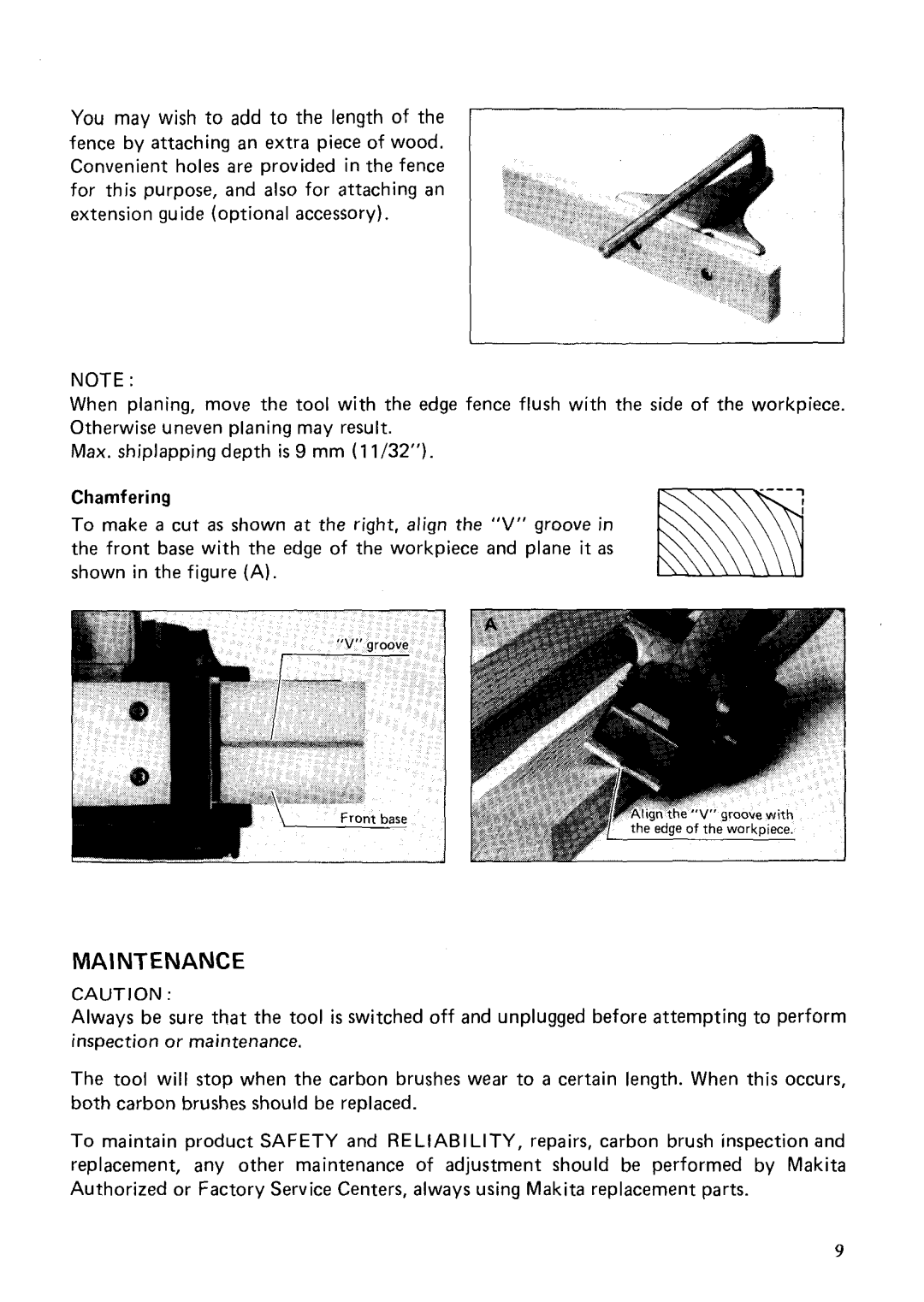 Makita M102 instruction manual MA1NTENANCE 