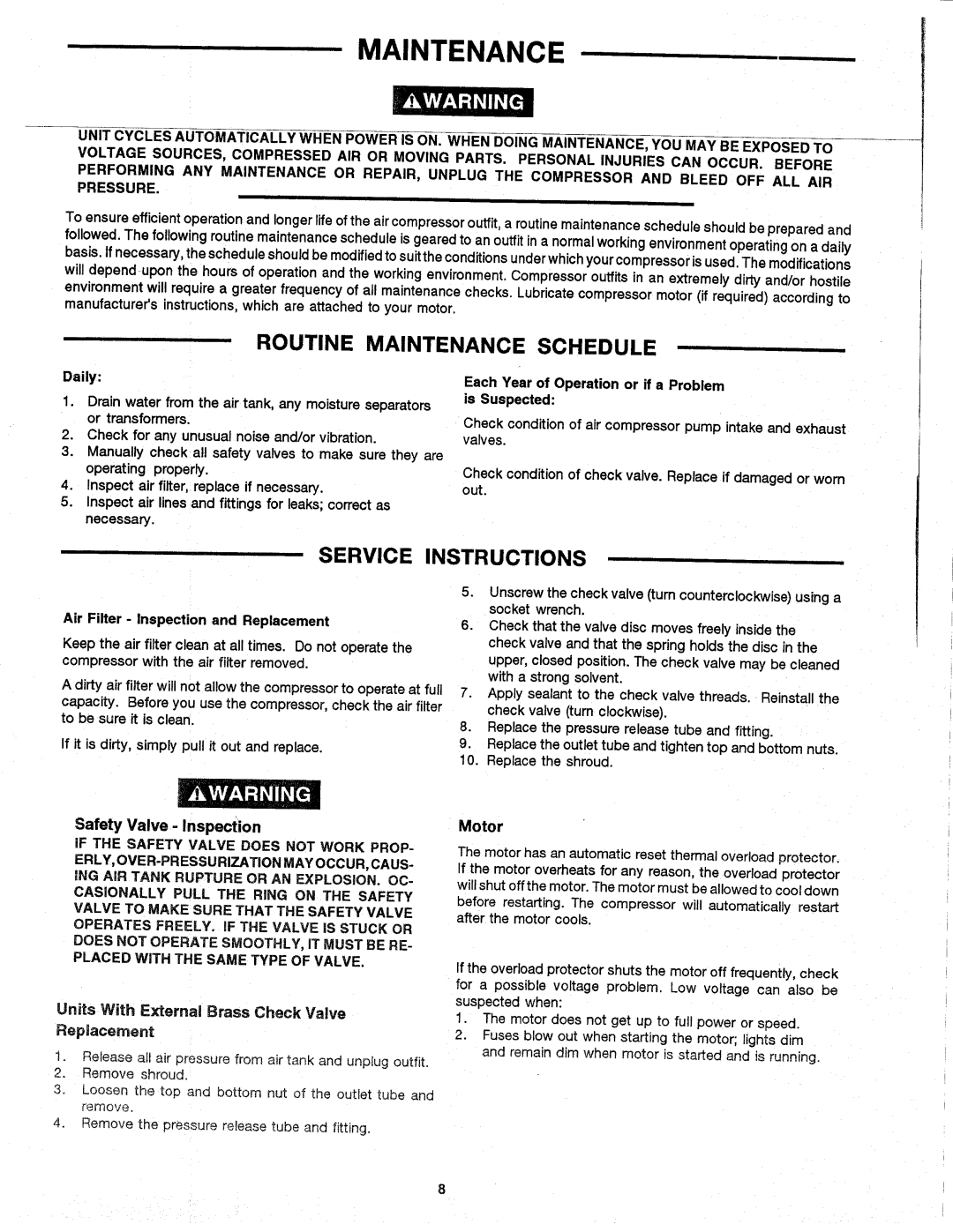 Makita MAC2200 manual 