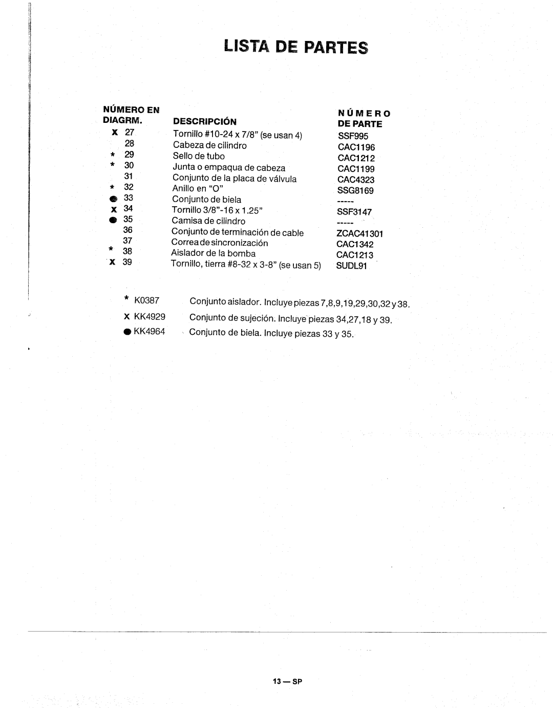 Makita MAC500 manual 