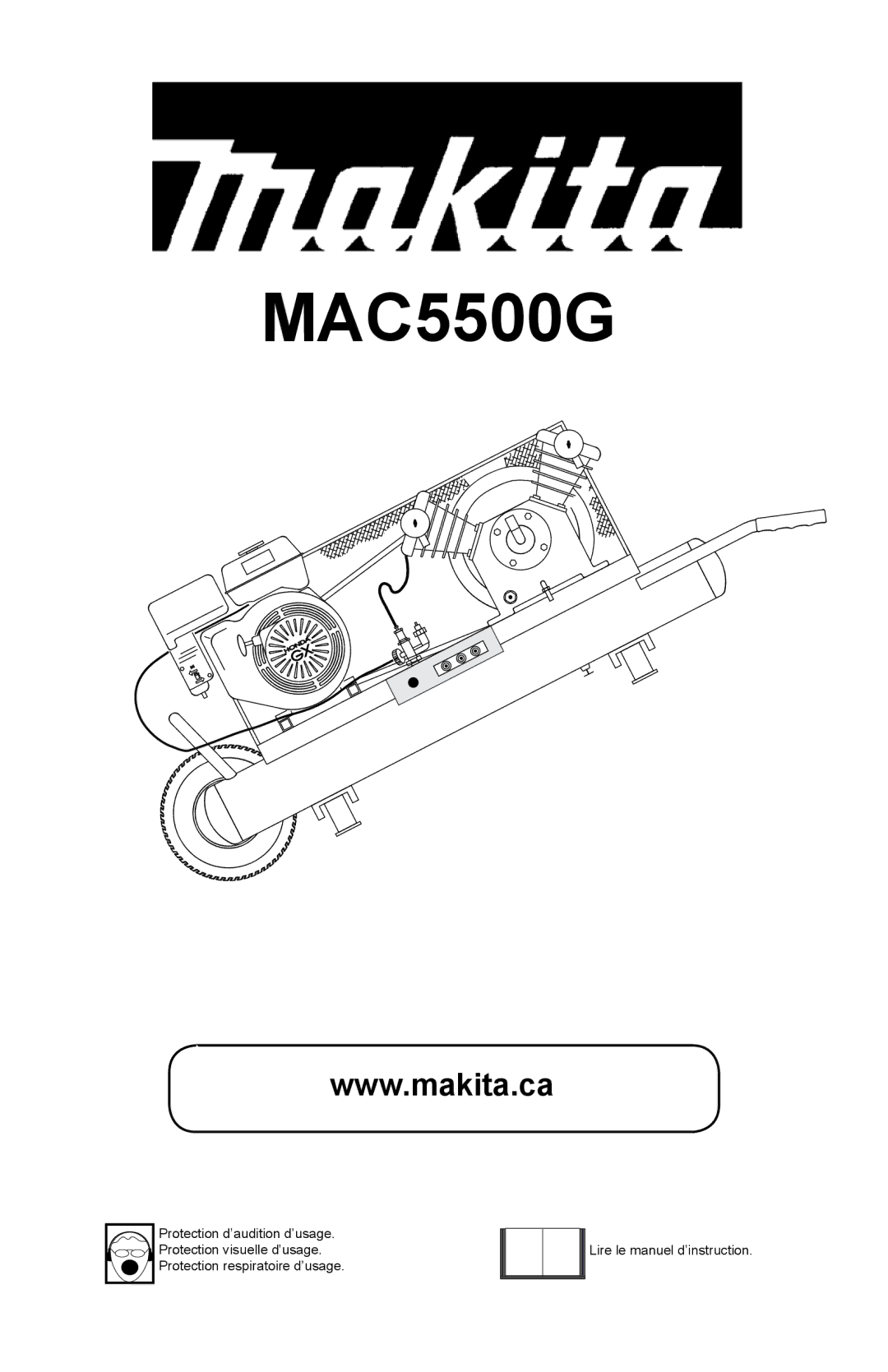 Makita MAC5500G operating instructions 