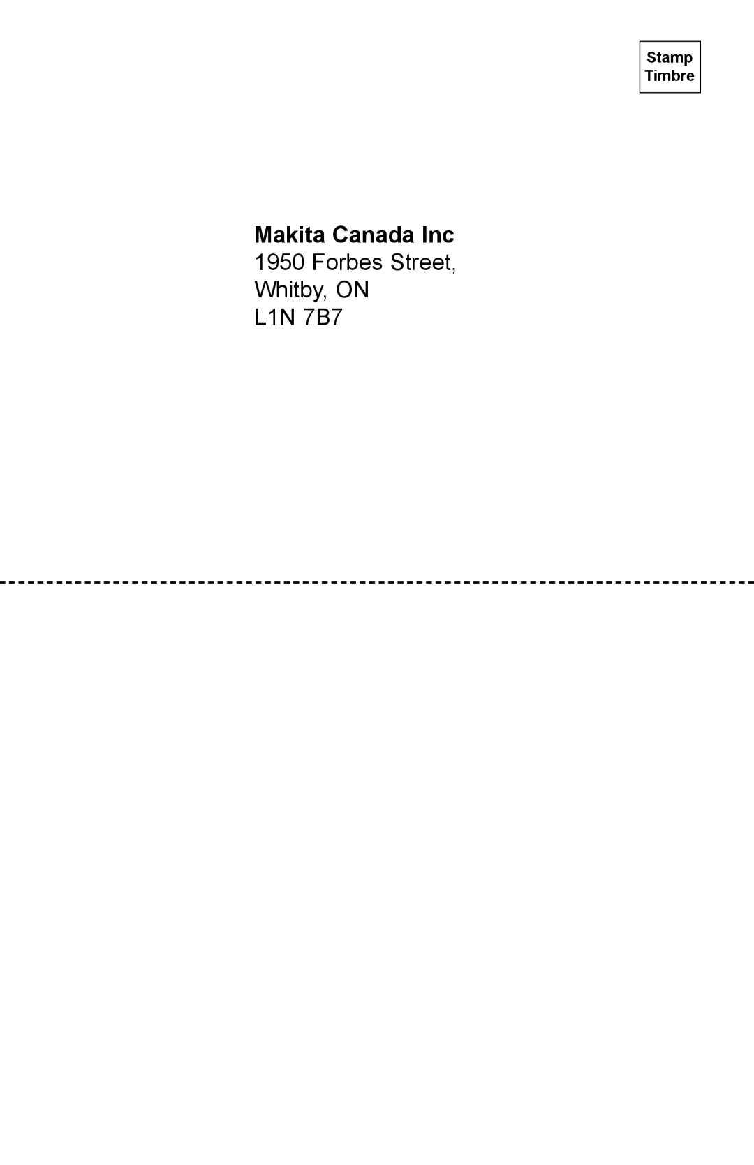 Makita MAC5500G operating instructions Makita Canada Inc 