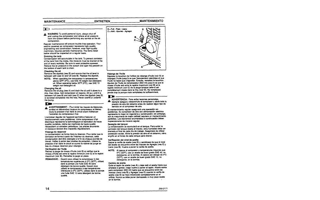 Makita MAC8000 manual 