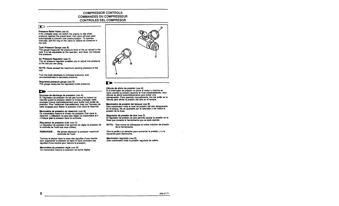 Makita MAC8000 manual 