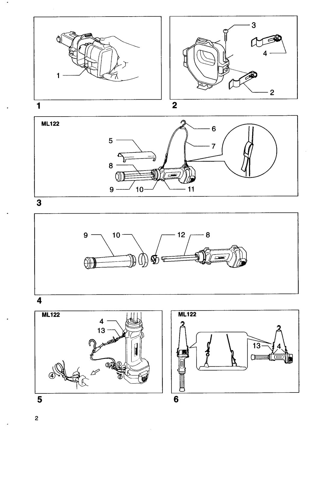 Makita manual MLi22 ML122 