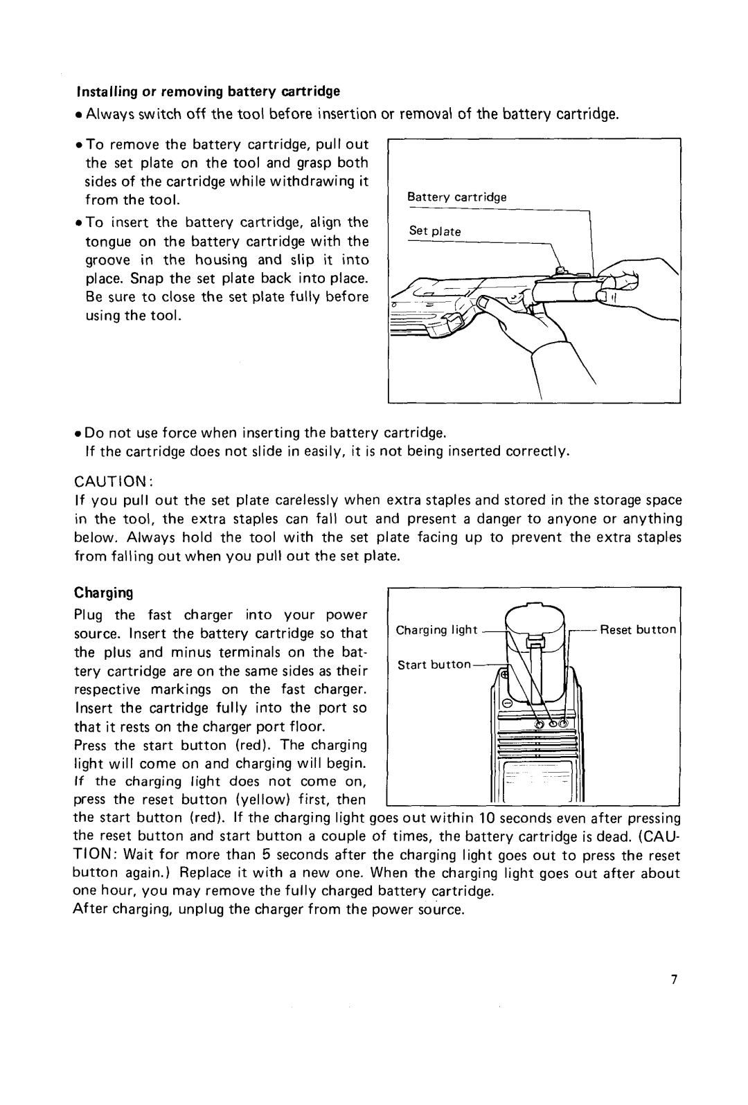 Makita Model T220DW instruction manual Charging 