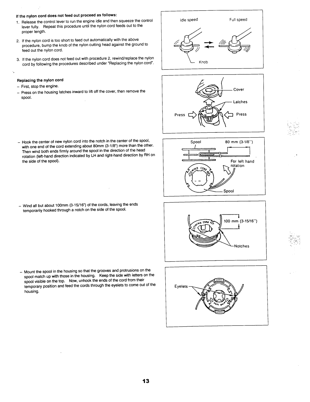 Makita RBC201 manual 