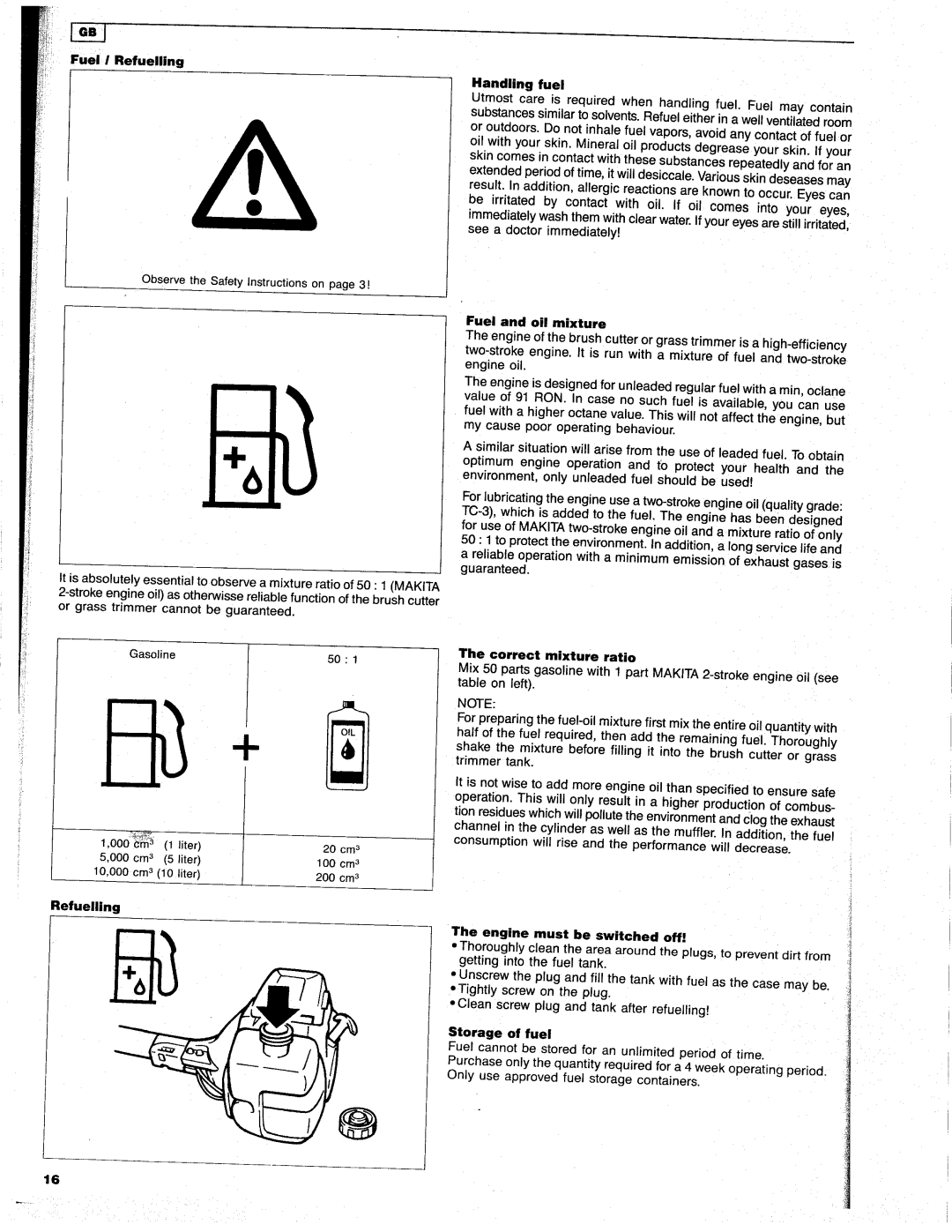 Makita RBC221, RBC251, RBC220, RBC250, RST250 manual 