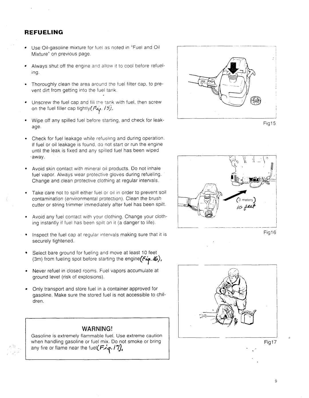 Makita RBC253, RBC252 instruction manual Refueling 