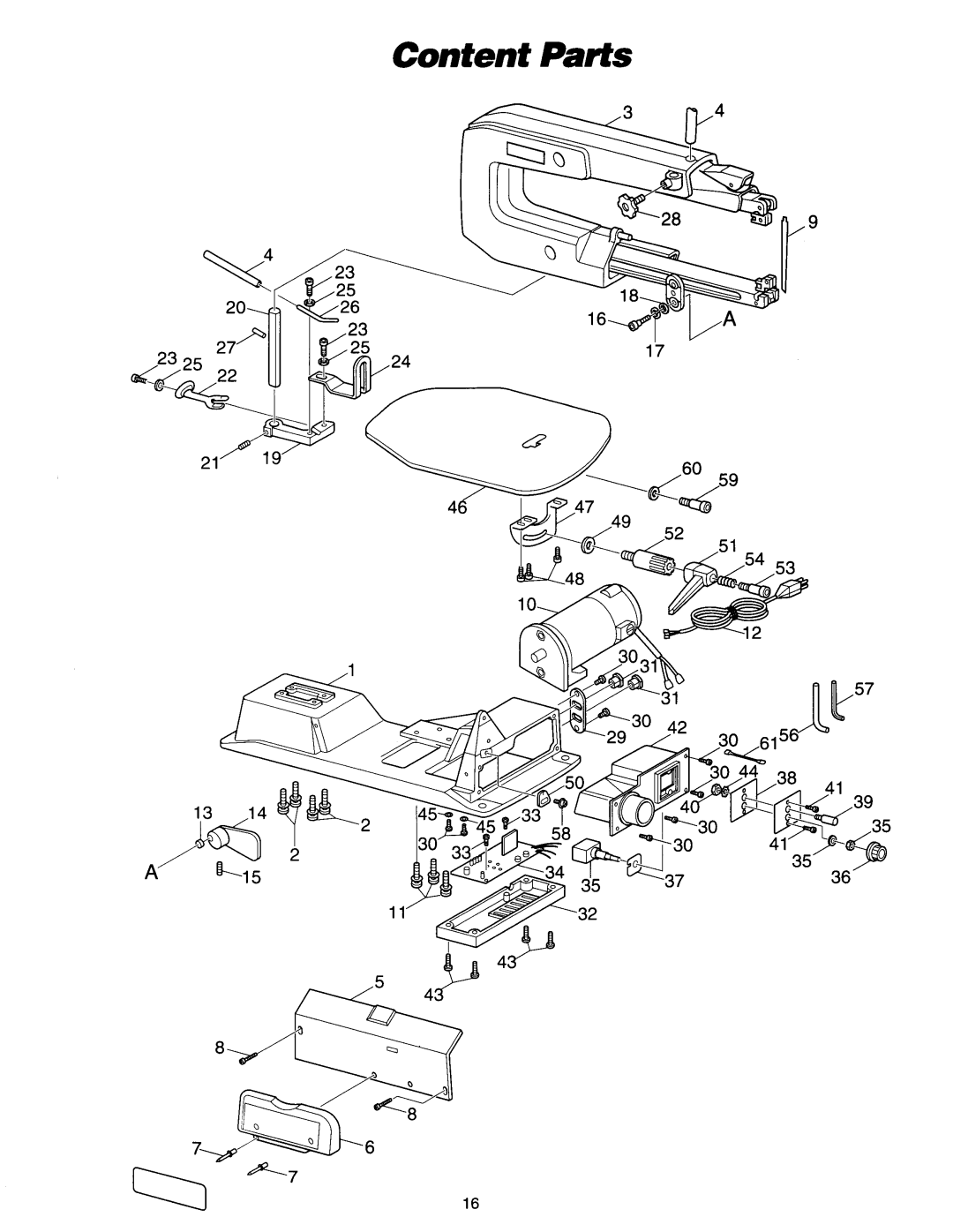 Makita SJ401 instruction manual Content Pants 