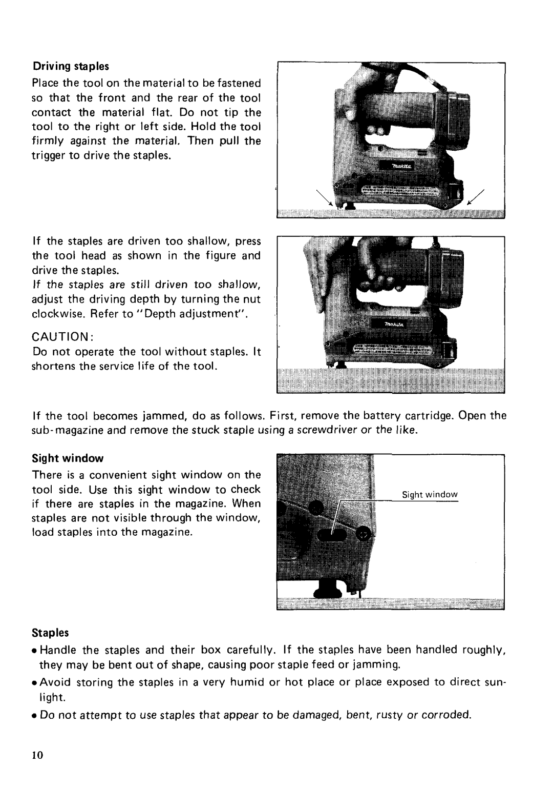 Makita T221D instruction manual 