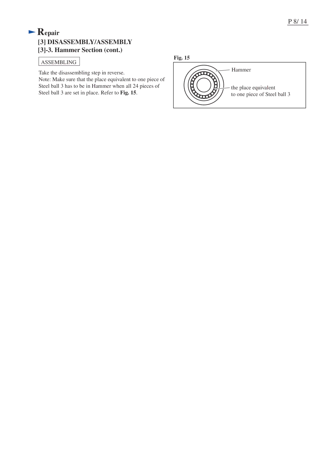 Makita TD0101F specifications Disassembly/Assembly 