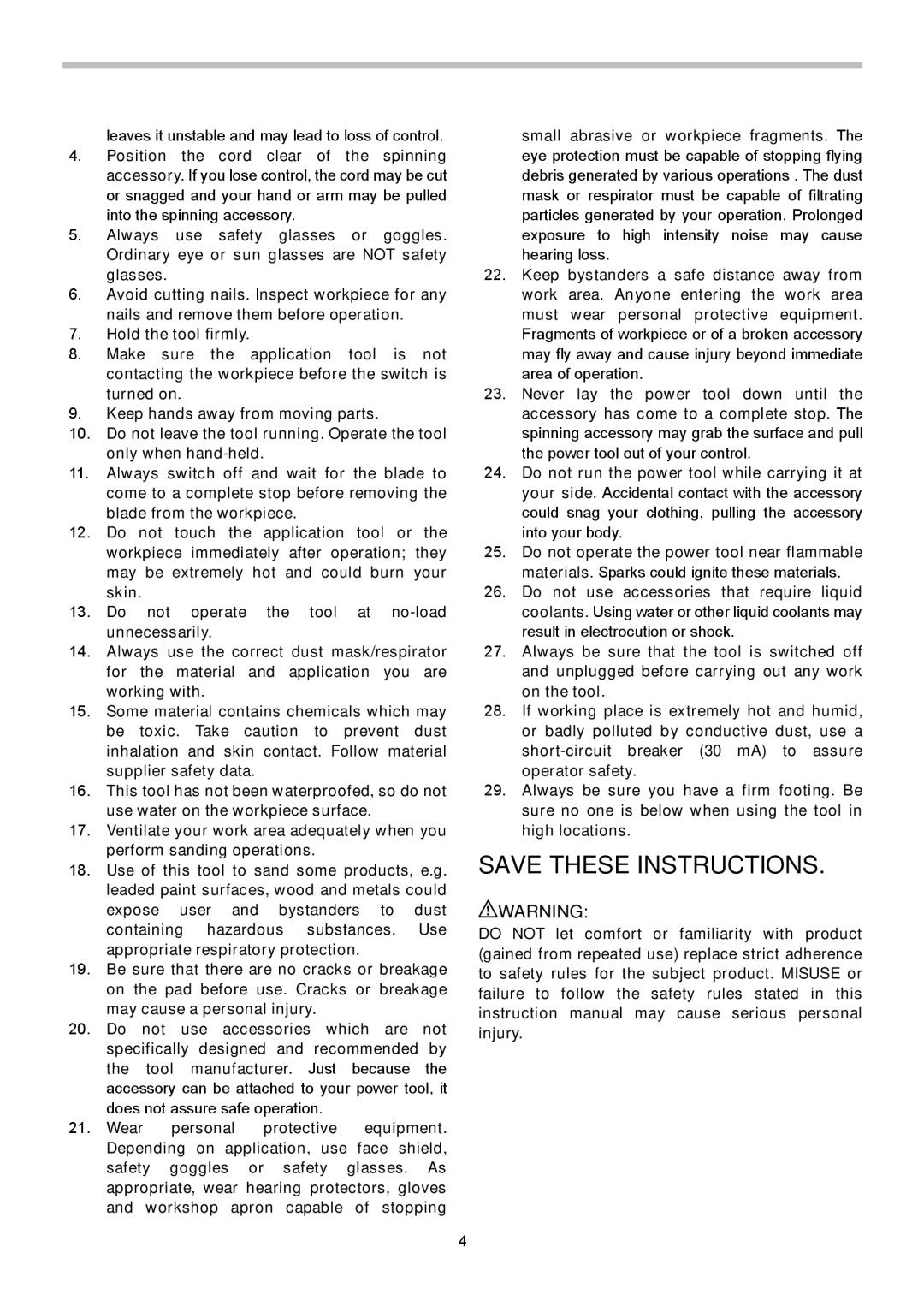 Makita TM3000C instruction manual Leaves it unstable and may lead to loss of control 