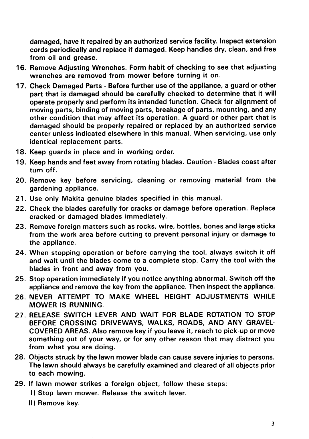 Makita UM40LDW specifications 