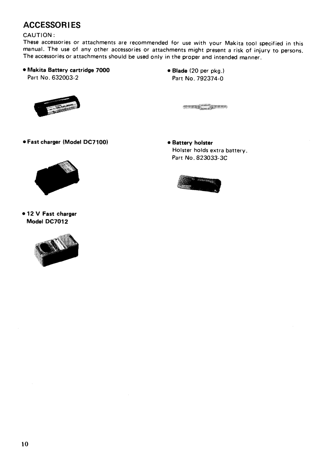 Makita UML2OOD, UMLZOODW specifications Accessori ES 