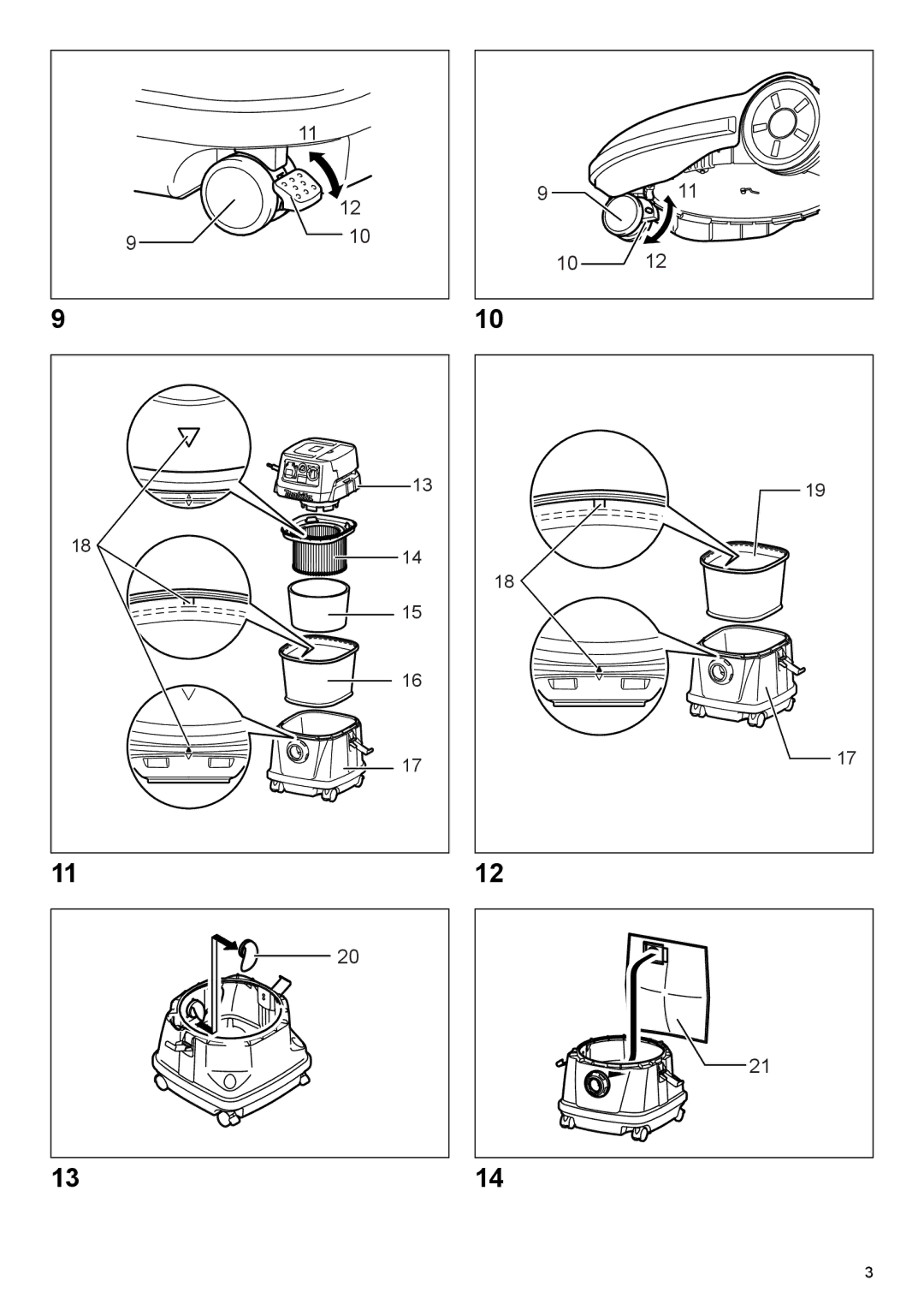 Makita VC2510L, VC3210L, VC1310L instruction manual 