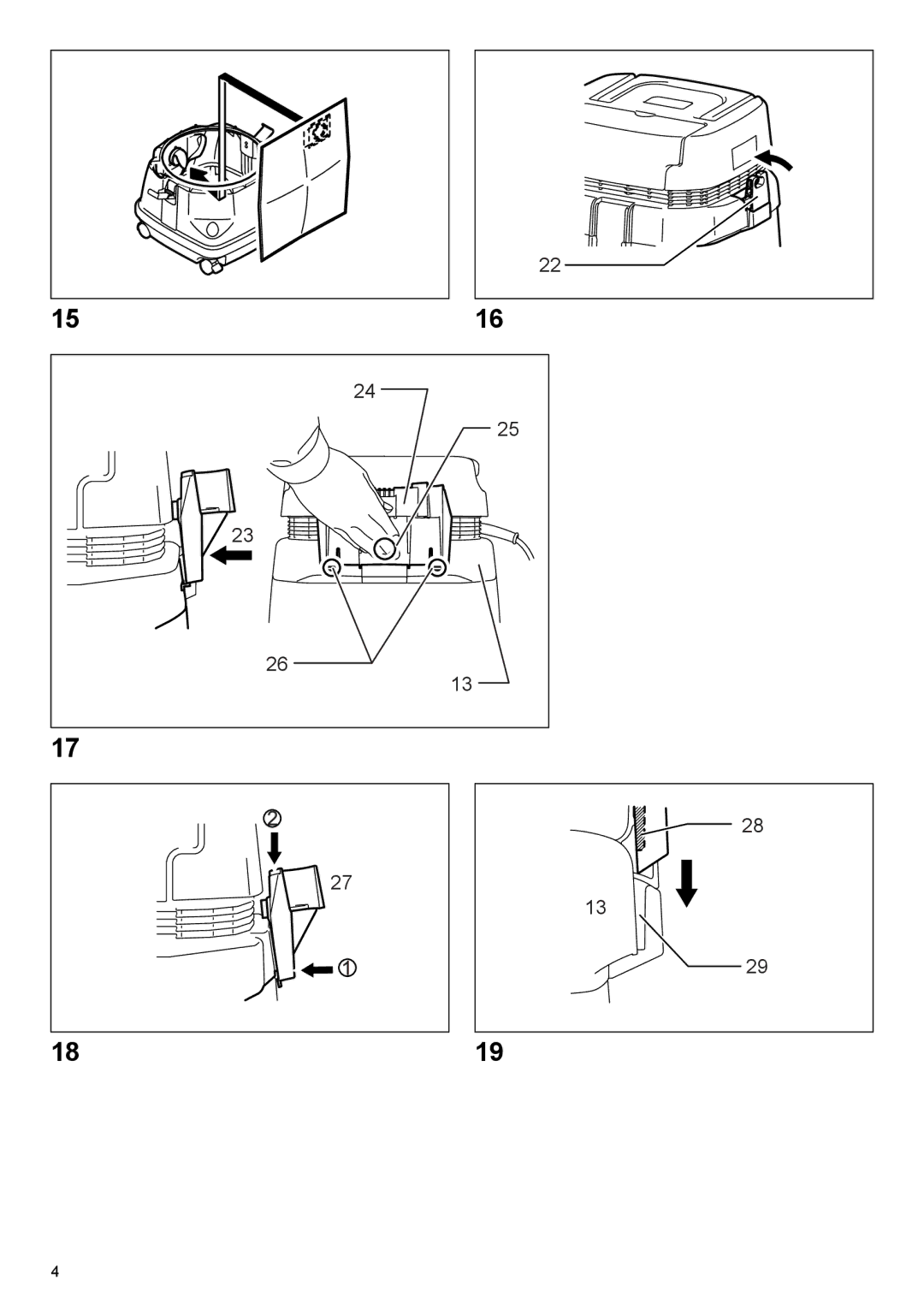 Makita VC3210L, VC2510L, VC1310L instruction manual 