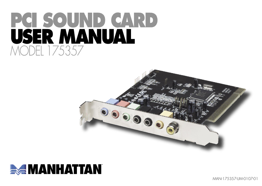 Manhattan Computer Products 175357 user manual Model 