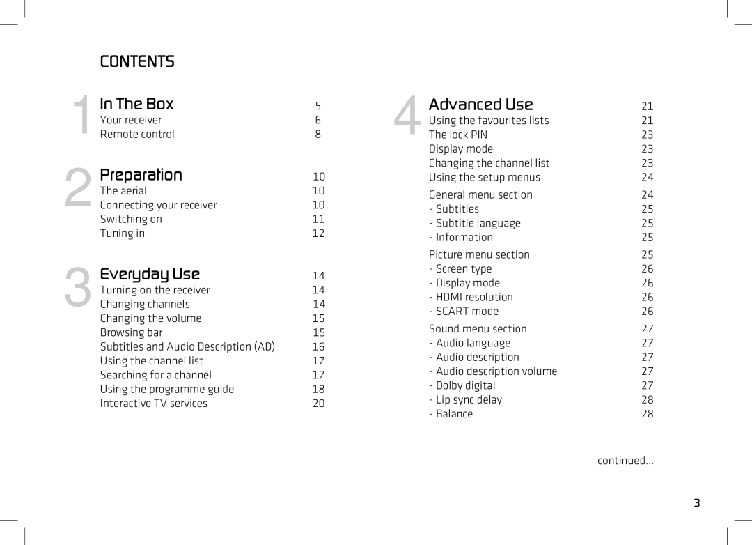 Manhattan Computer Products PLAZA HD-T2 manual Contents 