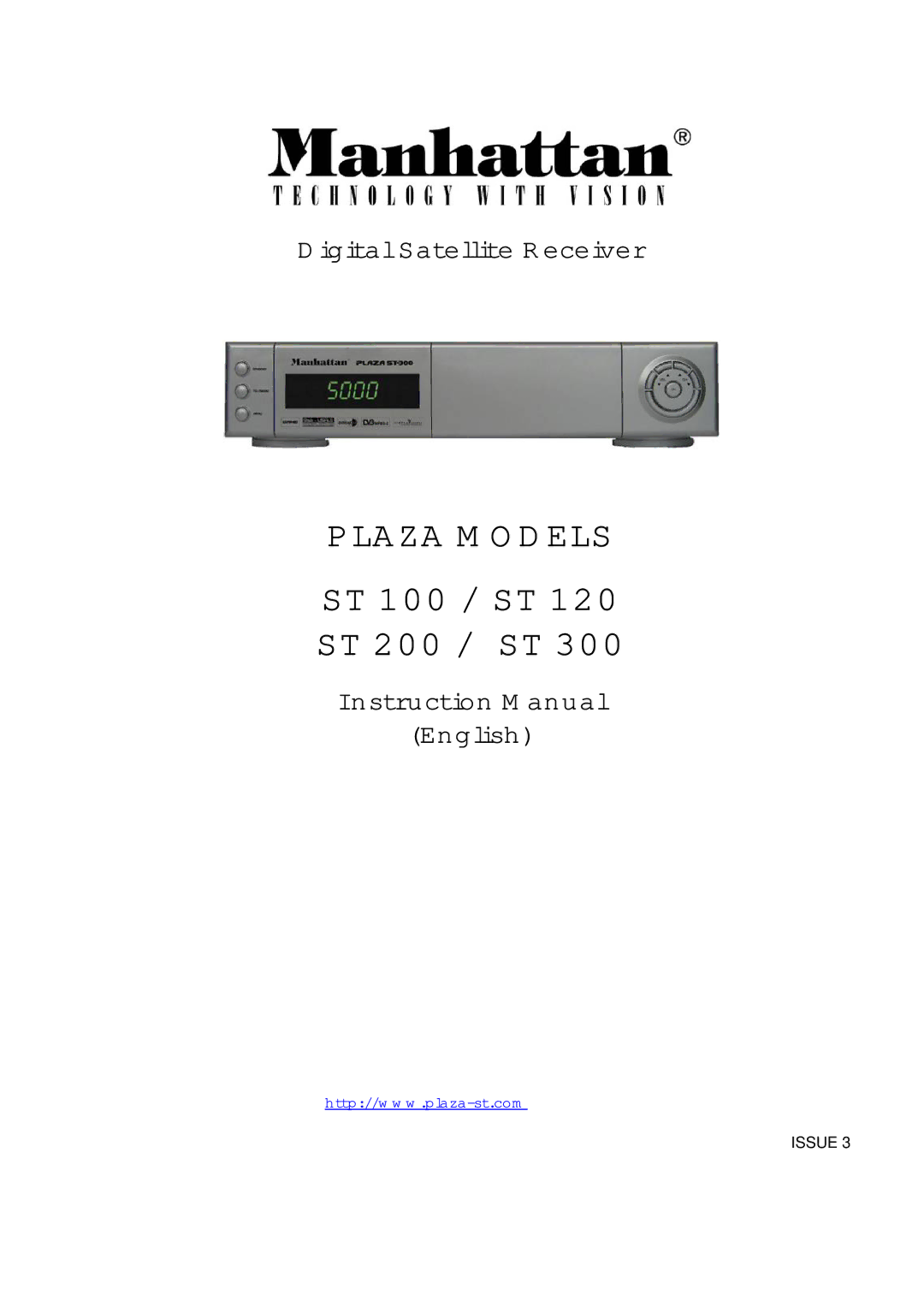 Manhattan Computer Products ST100 instruction manual Plaza Models, ST 100 / ST ST 200 / ST 