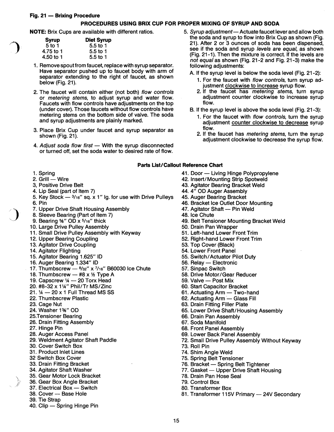 Manitowoc Ice CSA-151 manual 