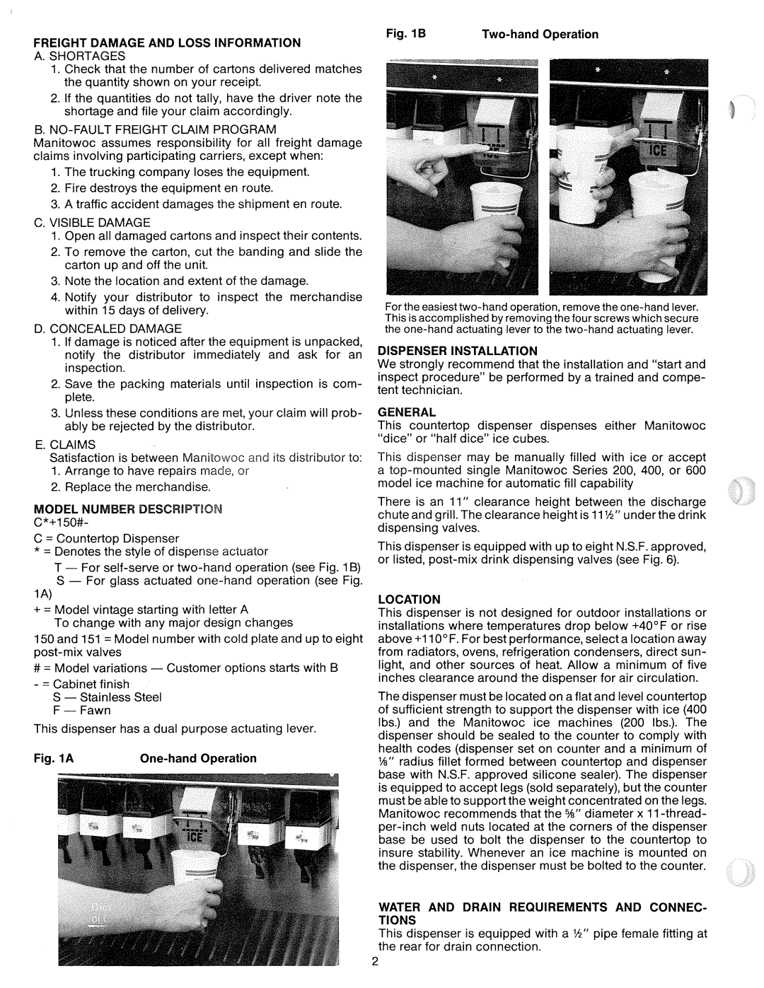 Manitowoc Ice CSA-151 manual 