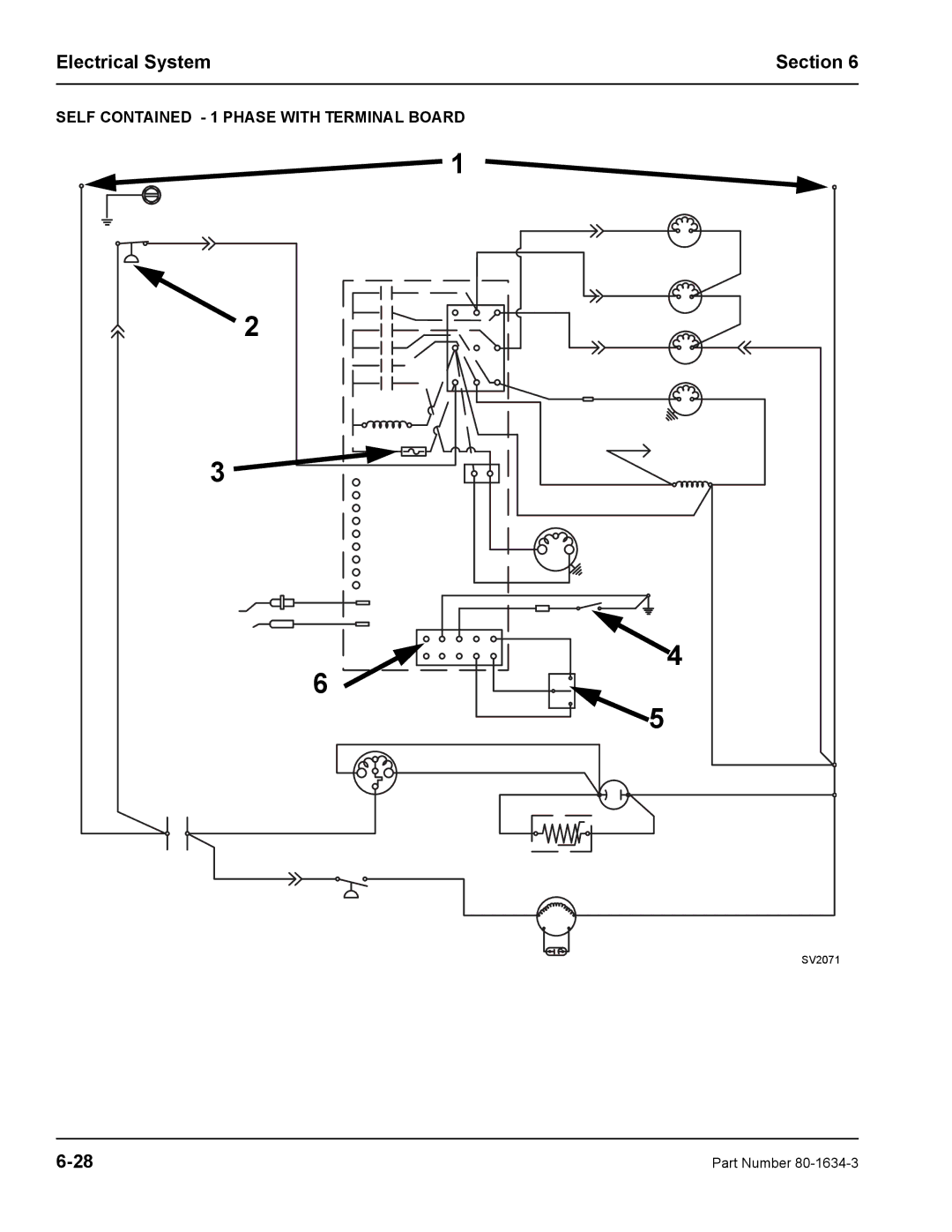 Manitowoc Ice S1800 service manual Self Contained 1 Phase with Terminal Board 