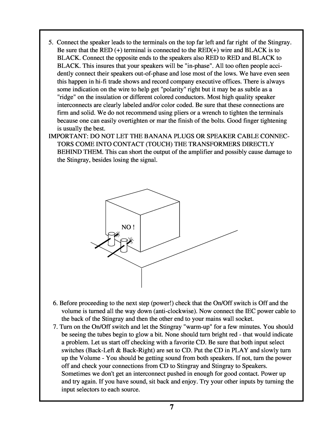 Manley Labs INTEGRATED AMPLIFIER owner manual is usually the best 