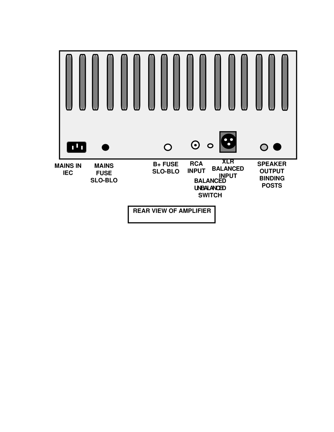 Manley Labs MONOBLOCK AMPLIFIER owner manual + Fuse RCA XLR Mains 