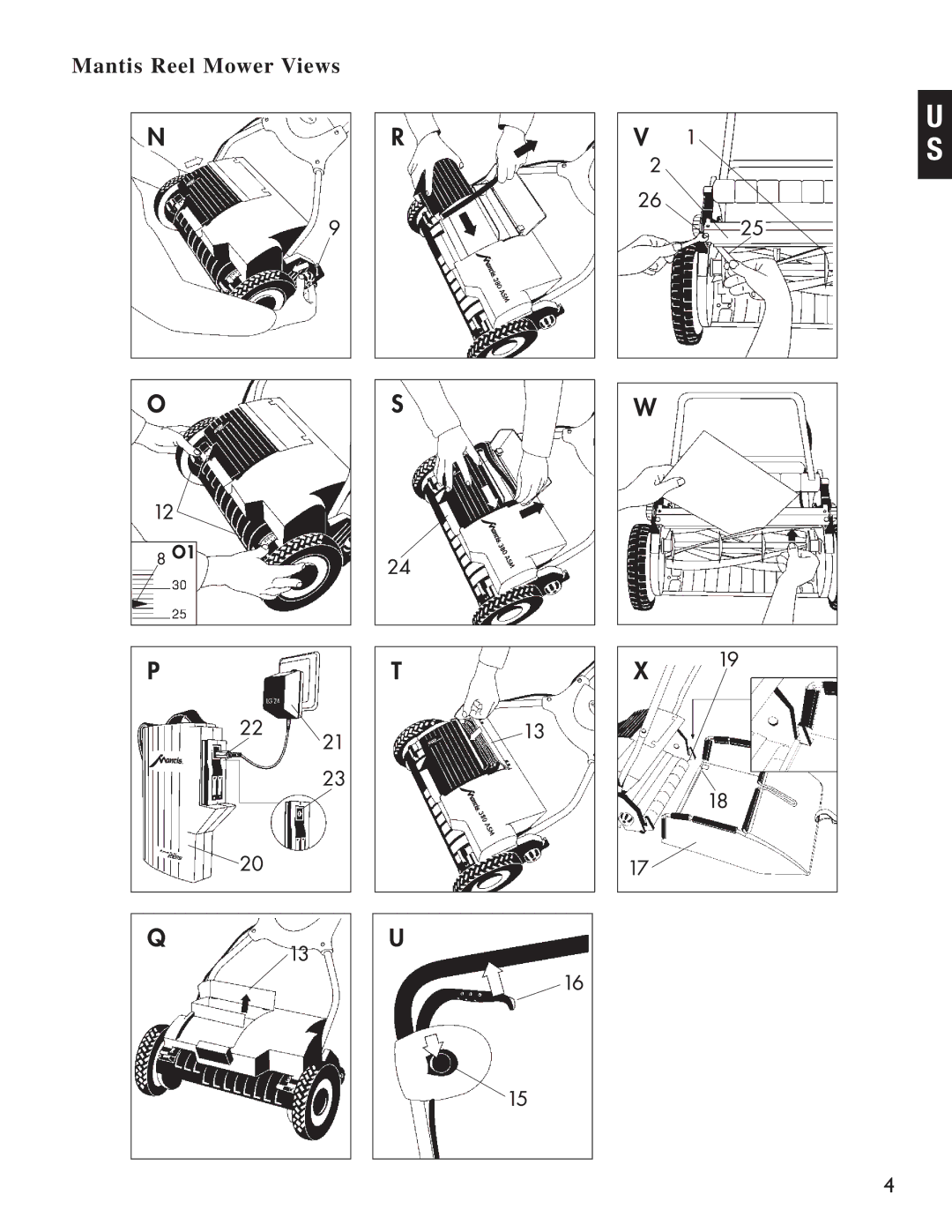 Mantis manual Mantis Reel Mower Views 