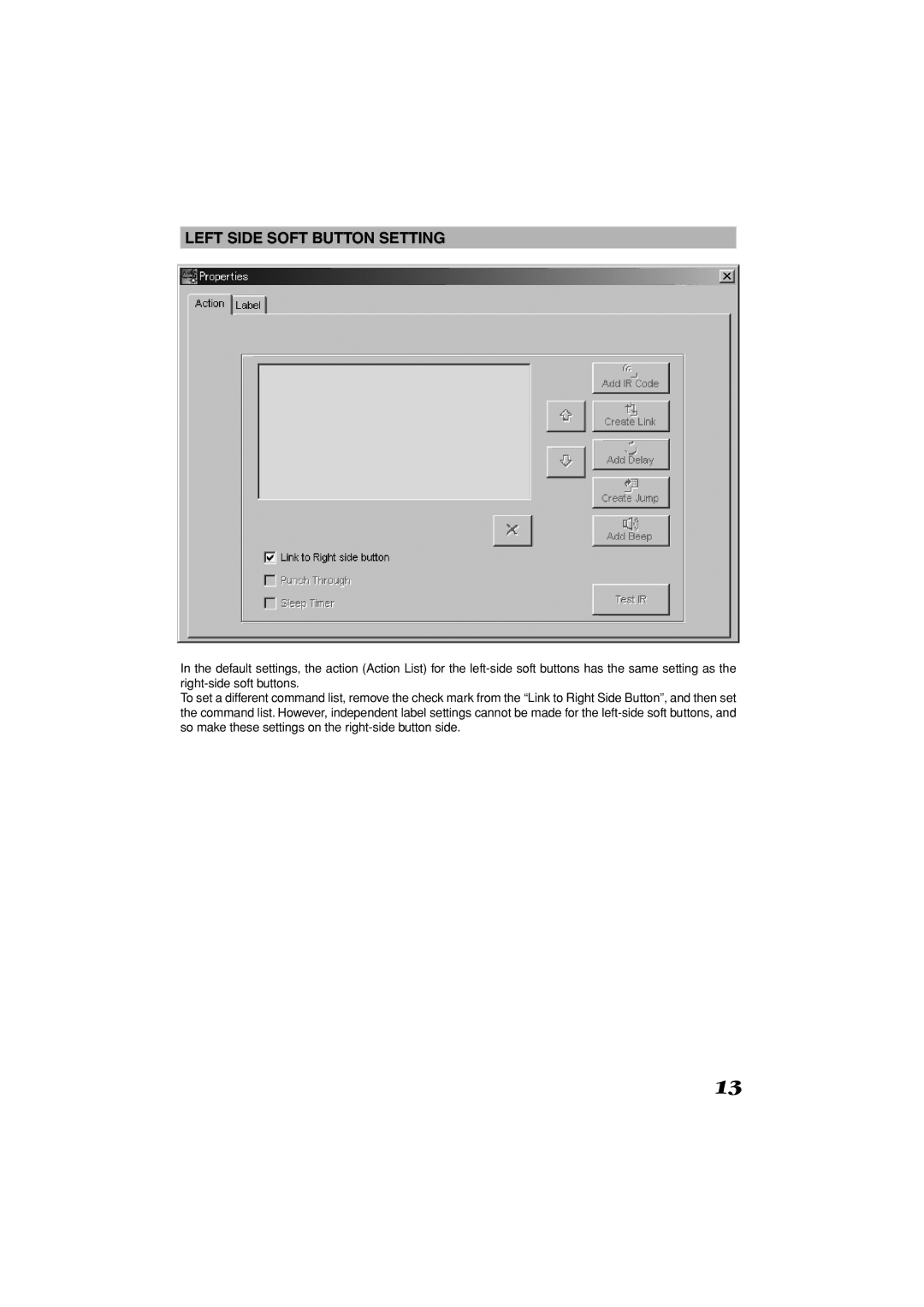 Marantz 3 manual Left Side Soft Button Setting 