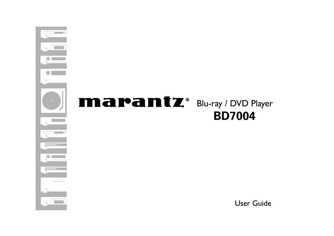 Marantz 541110333221M manual BD7004 