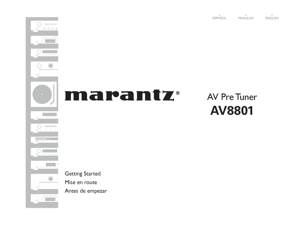 Marantz AV8801 manual 