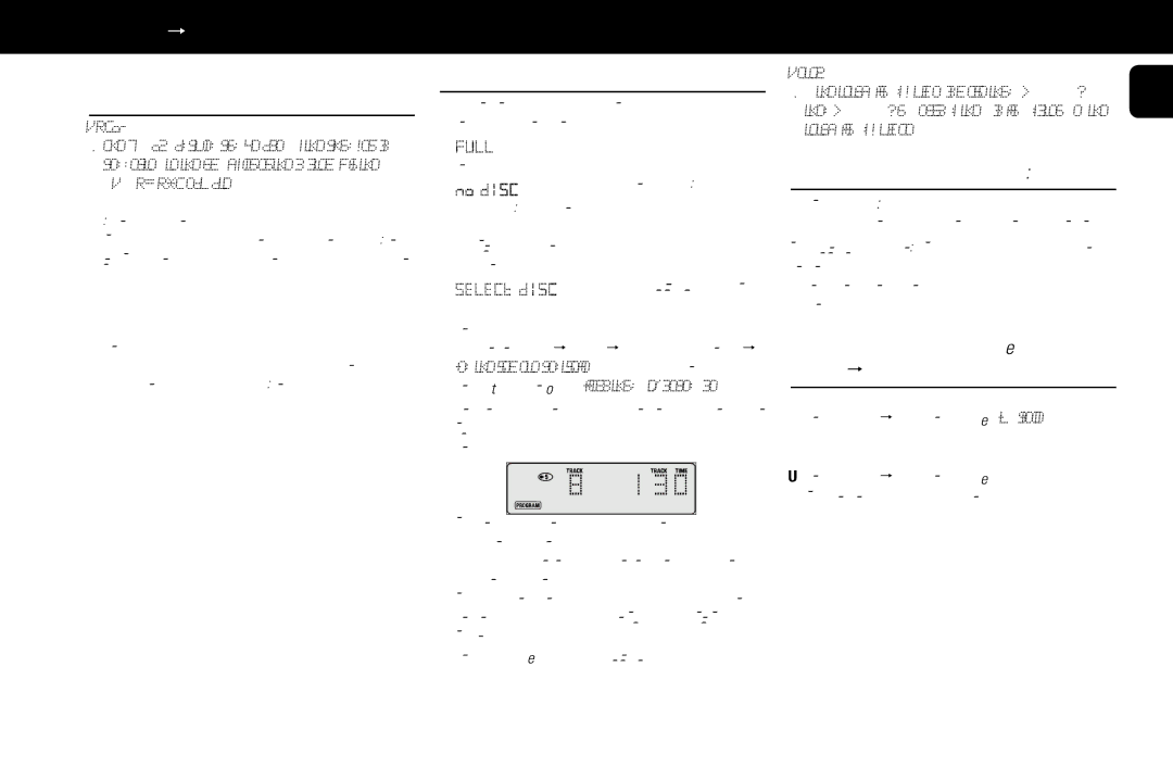 Marantz CC4000, CC3000 Playbackprogramming, Activating The Fade-In And Fade-Out Function Fader, Storing a Program Program 